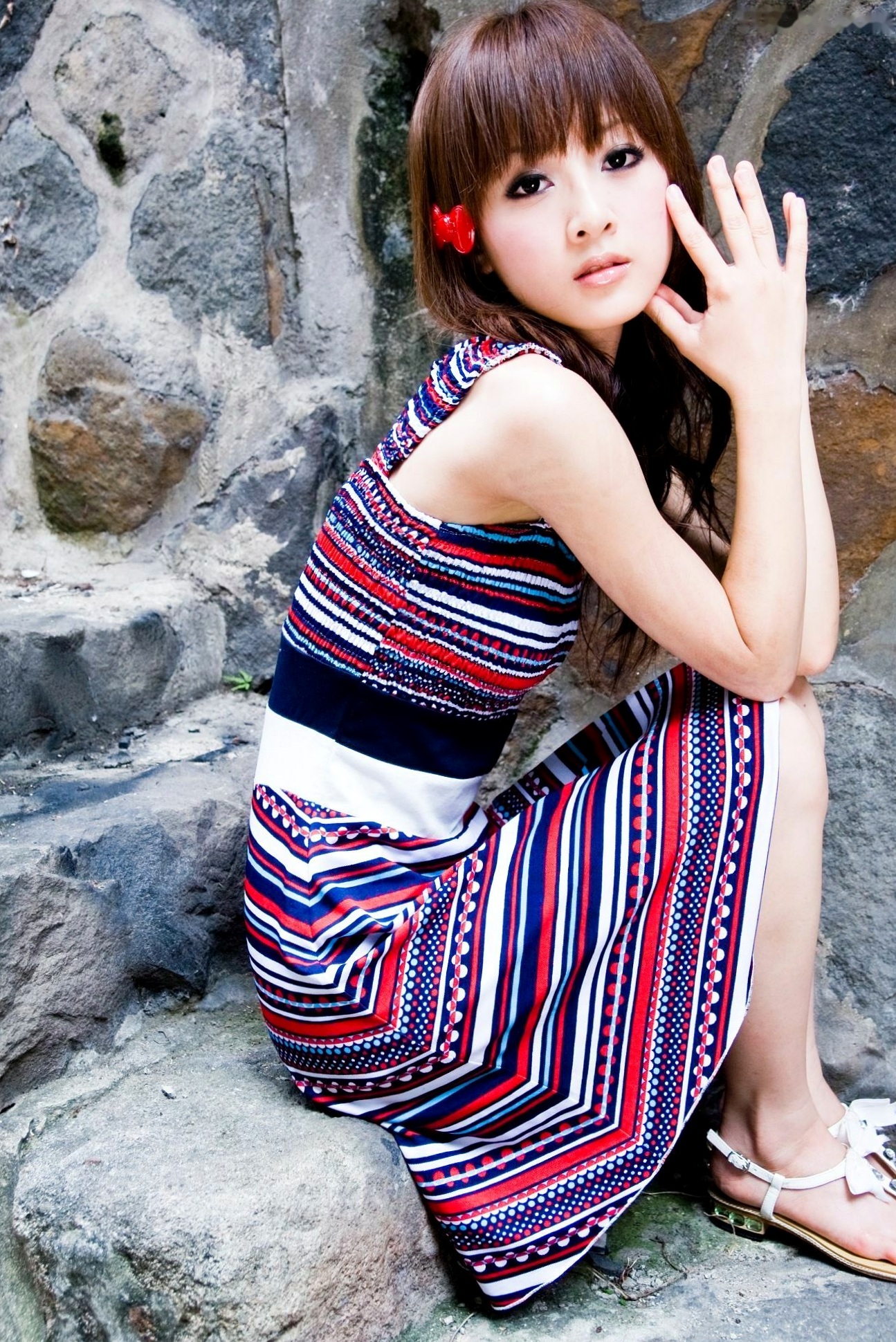 Gallery - 台湾正妹张凯洁Mikako清新户外私房写真，淡水街拍治愈系美少女写真集台湾户外清纯街拍治愈系 女神私房照_秀色女神 - image 72