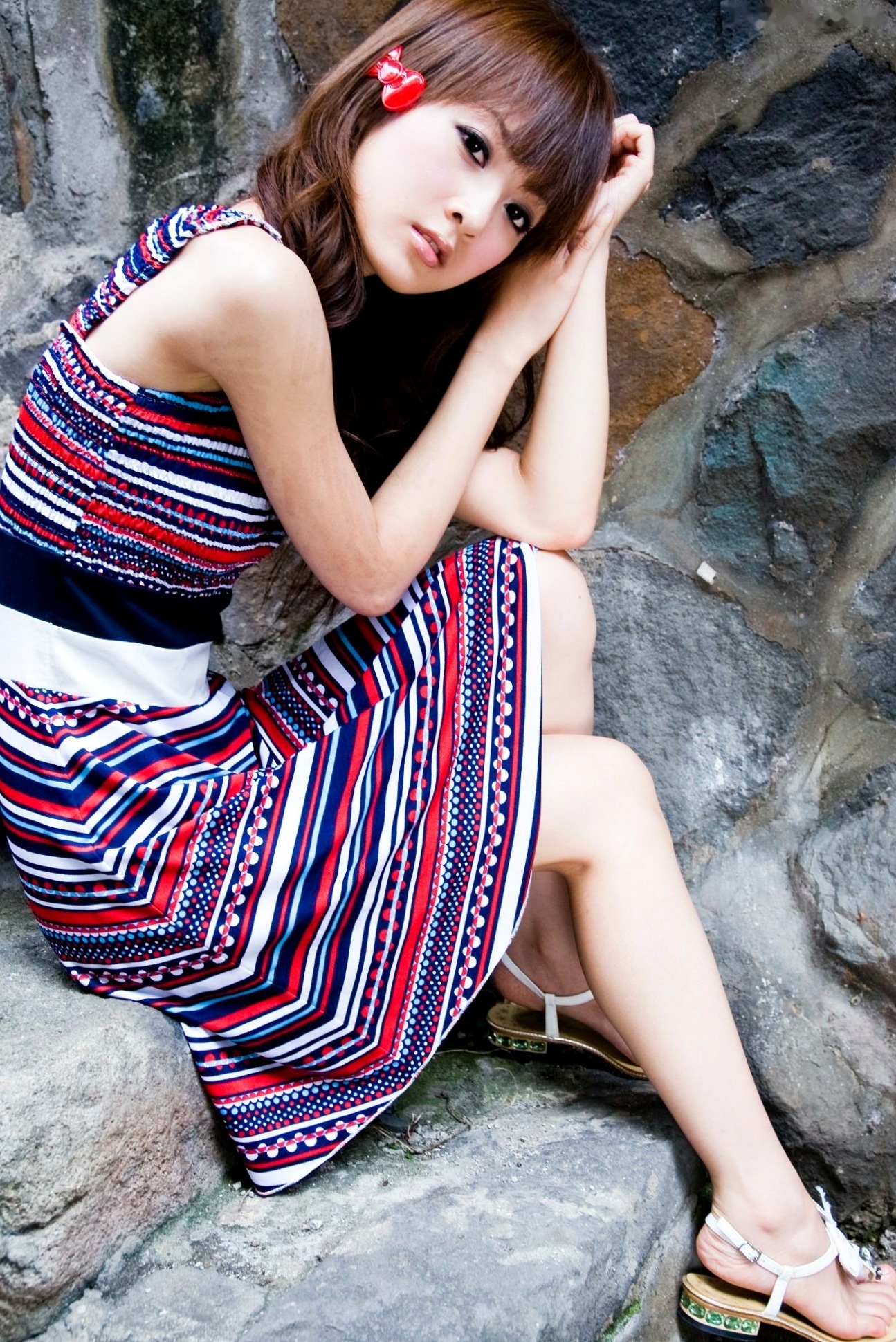 Gallery - 台湾正妹张凯洁Mikako清新户外私房写真，淡水街拍治愈系美少女写真集台湾户外清纯街拍治愈系 女神私房照_秀色女神 - image 73