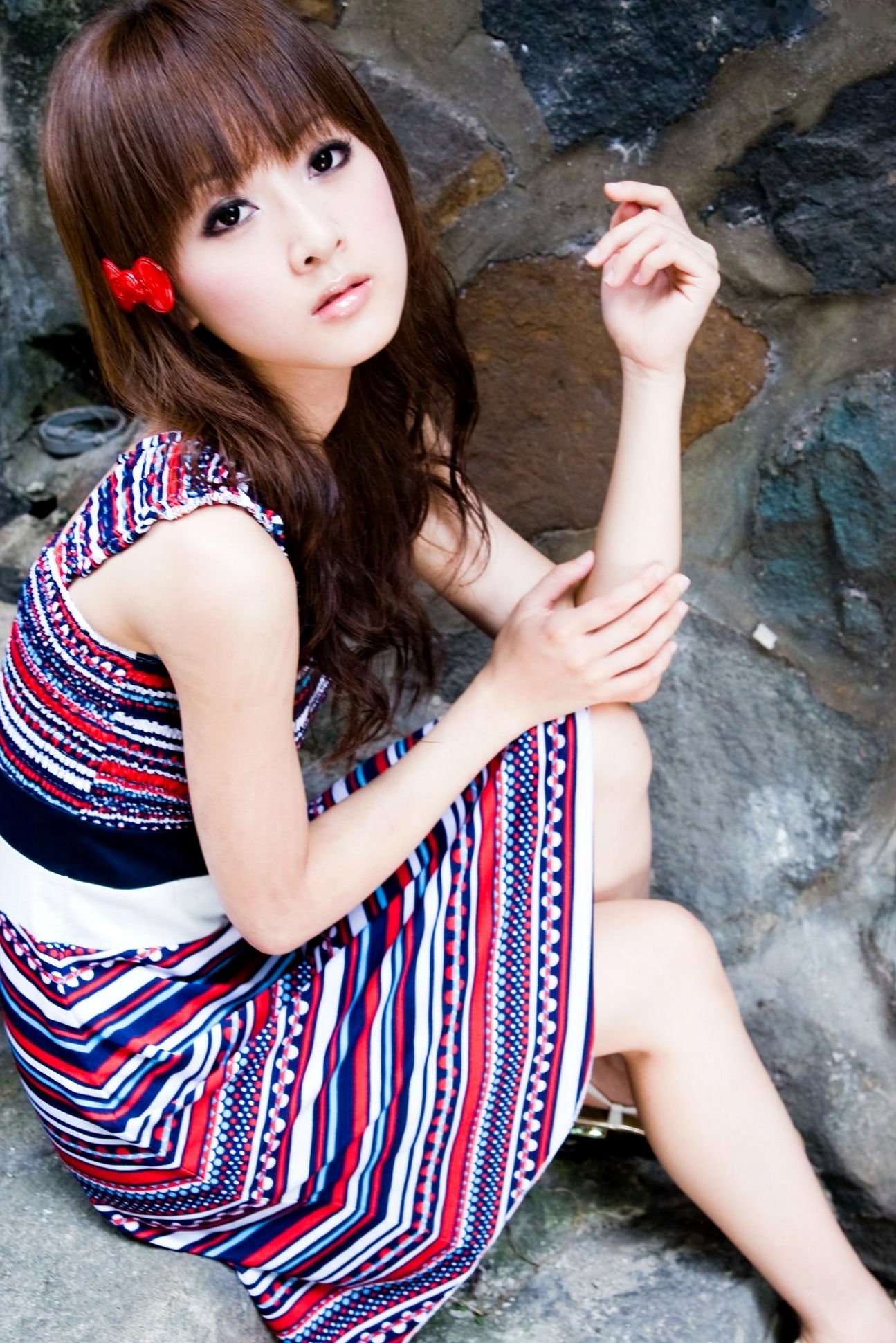 Gallery - 台湾正妹张凯洁Mikako清新户外私房写真，淡水街拍治愈系美少女写真集台湾户外清纯街拍治愈系 女神私房照_秀色女神 - image 74