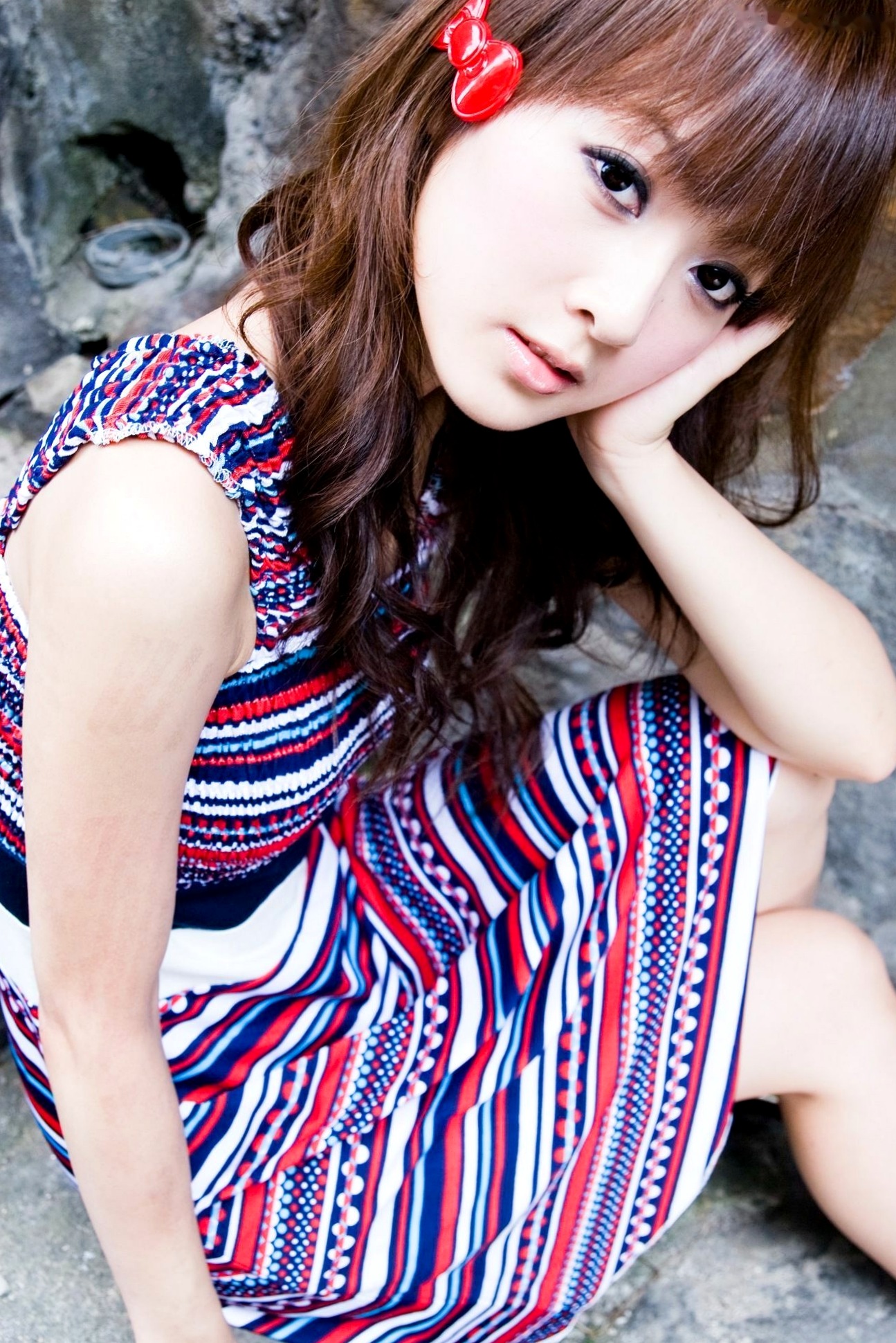 Gallery - 台湾正妹张凯洁Mikako清新户外私房写真，淡水街拍治愈系美少女写真集台湾户外清纯街拍治愈系 女神私房照_秀色女神 - image 75