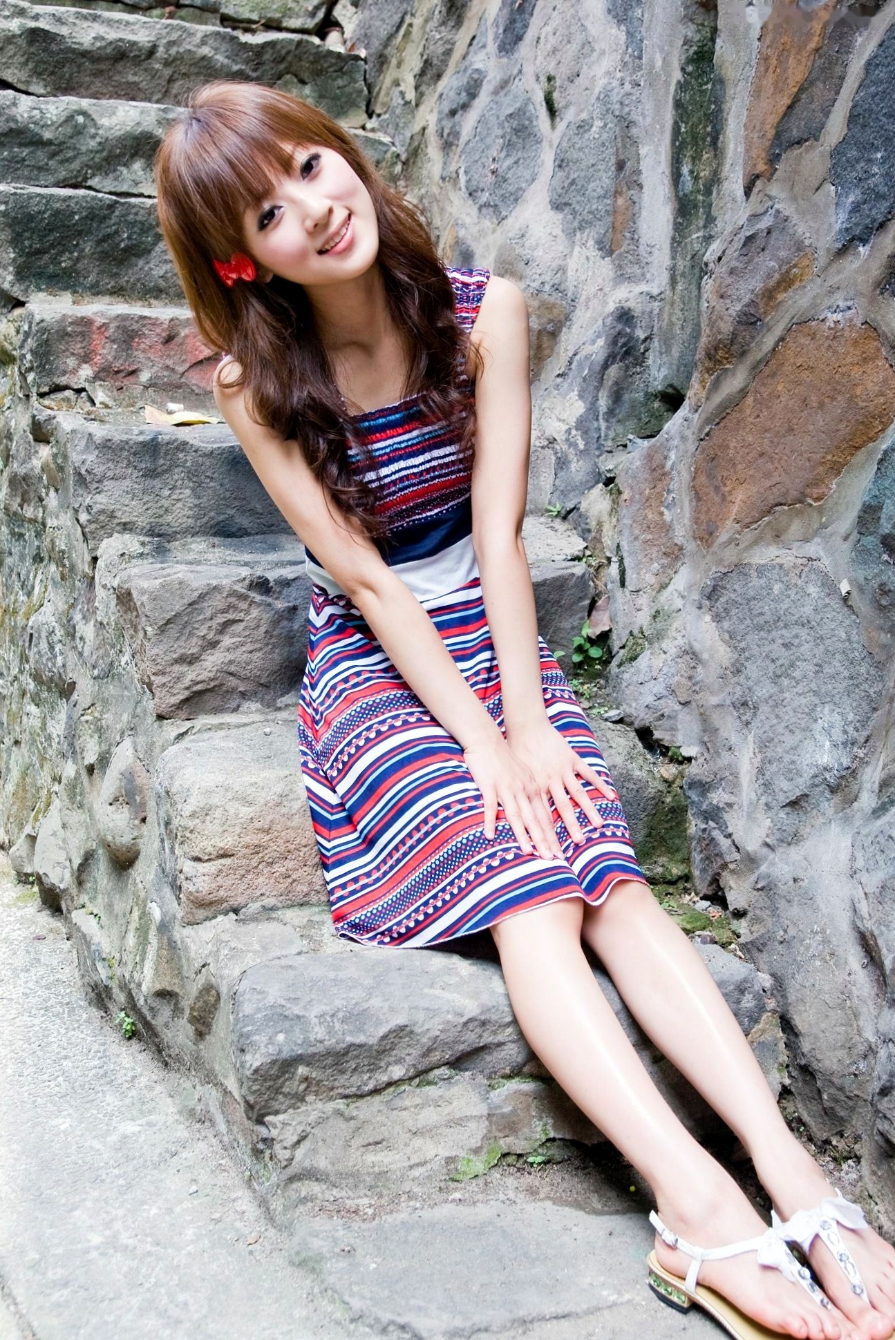 Gallery - 台湾正妹张凯洁Mikako清新户外私房写真，淡水街拍治愈系美少女写真集台湾户外清纯街拍治愈系 女神私房照_秀色女神 - image 78