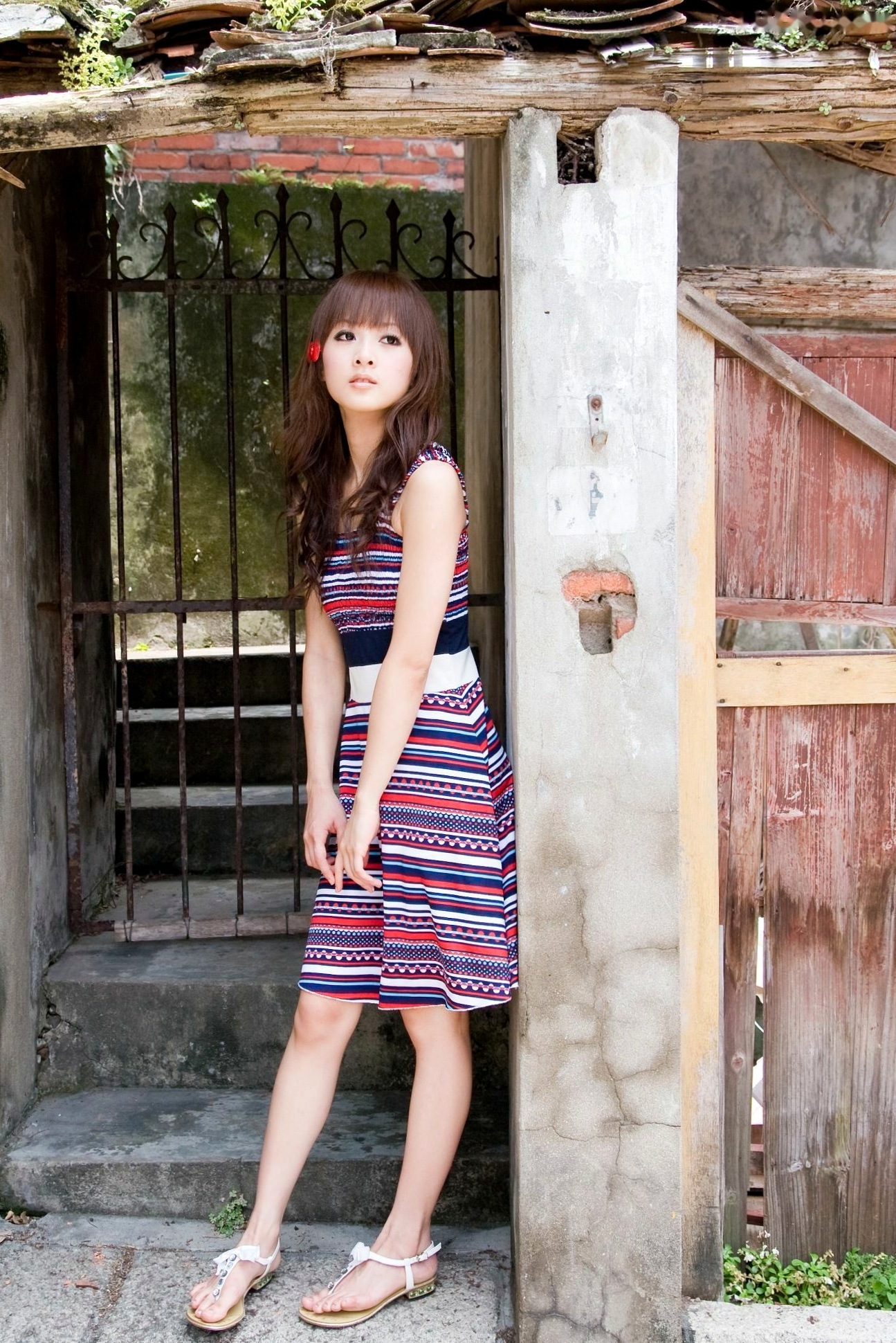 Gallery - 台湾正妹张凯洁Mikako清新户外私房写真，淡水街拍治愈系美少女写真集台湾户外清纯街拍治愈系 女神私房照_秀色女神 - image 85