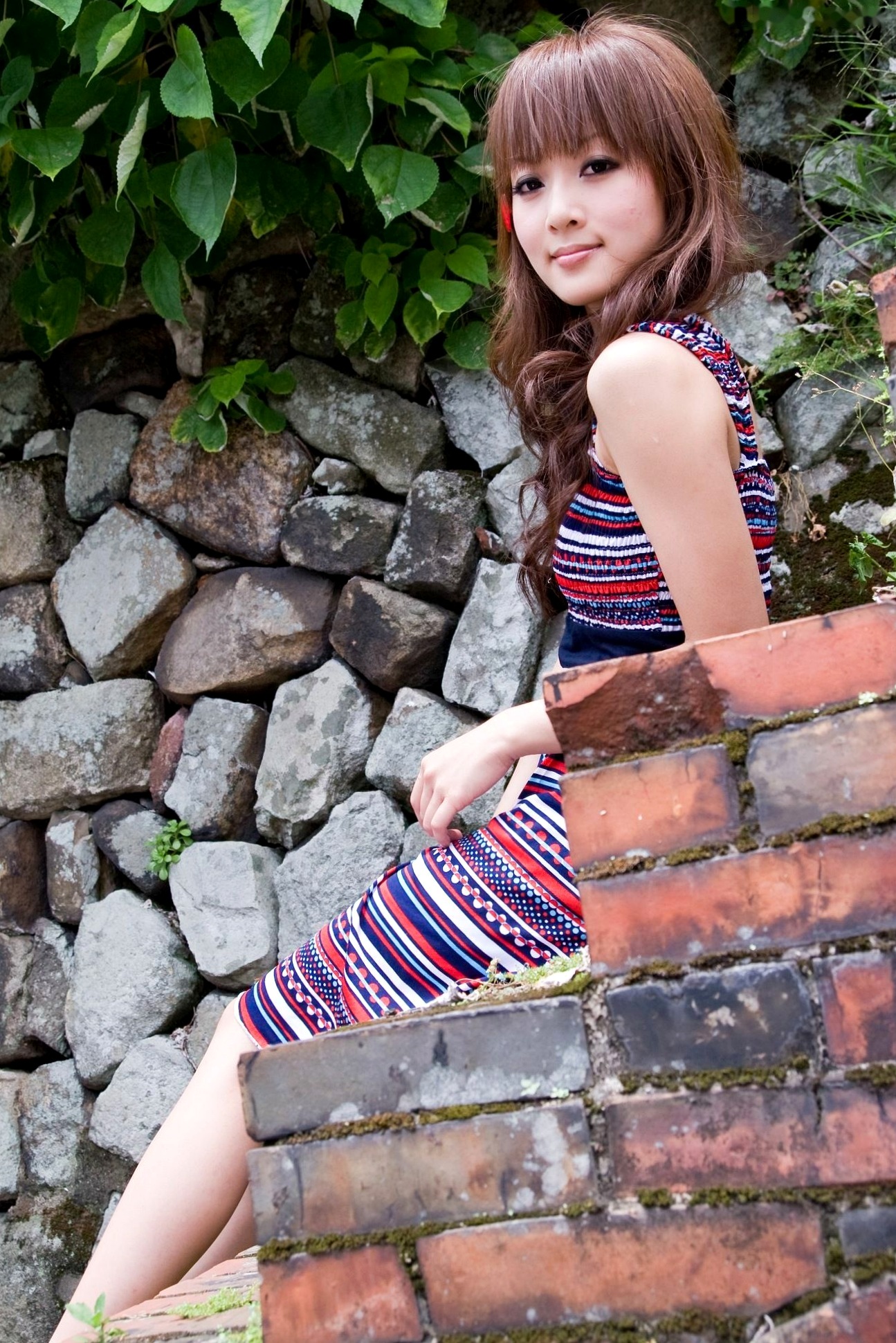 Gallery - 台湾正妹张凯洁Mikako清新户外私房写真，淡水街拍治愈系美少女写真集台湾户外清纯街拍治愈系 女神私房照_秀色女神 - image 111