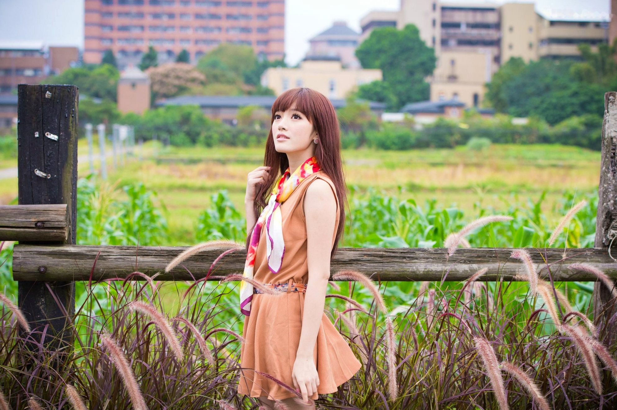 Gallery - 台湾模特 - model林岗怡Didy小清新写真合集，森林系少女户外唯美连衣裙穿搭，治愈系气质女神街拍特辑台湾清新气质户外女神 女神私房照_秀色女神 - image 3