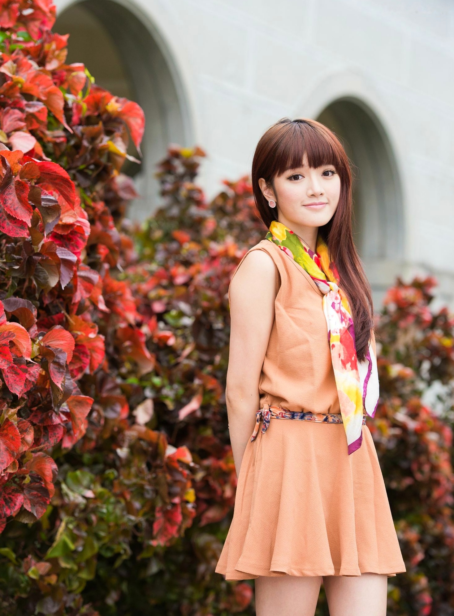 Gallery - 台湾模特 - model林岗怡Didy小清新写真合集，森林系少女户外唯美连衣裙穿搭，治愈系气质女神街拍特辑台湾清新气质户外女神 女神私房照_秀色女神 - image 10