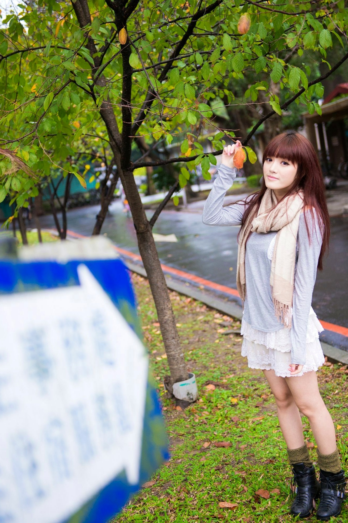 Gallery - 台湾模特 - model林岗怡Didy小清新写真合集，森林系少女户外唯美连衣裙穿搭，治愈系气质女神街拍特辑台湾清新气质户外女神 女神私房照_秀色女神 - image 16