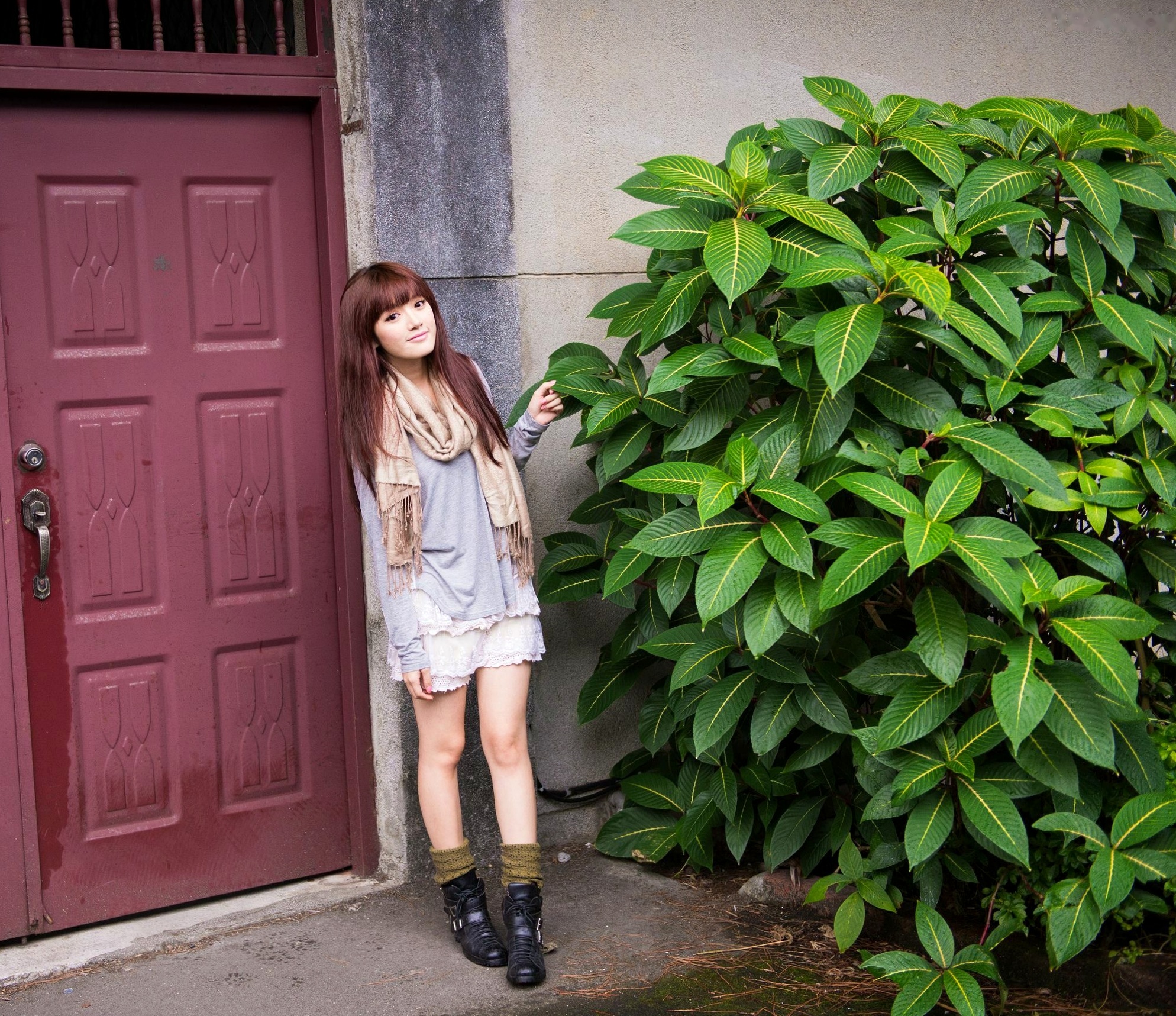 Gallery - 台湾模特 - model林岗怡Didy小清新写真合集，森林系少女户外唯美连衣裙穿搭，治愈系气质女神街拍特辑台湾清新气质户外女神 女神私房照_秀色女神 - image 22