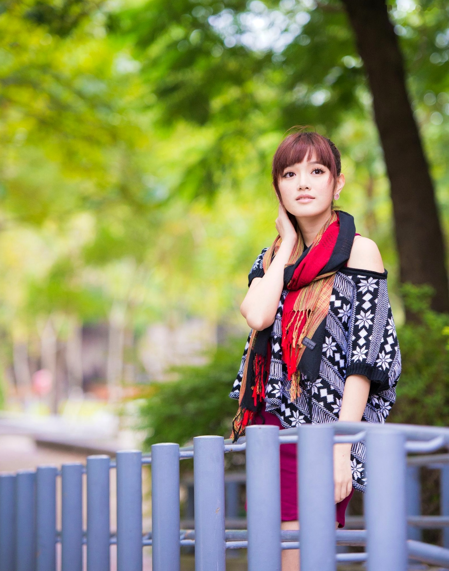Gallery - 台湾模特 - model林岗怡Didy小清新写真合集，森林系少女户外唯美连衣裙穿搭，治愈系气质女神街拍特辑台湾清新气质户外女神 女神私房照_秀色女神 - image 35