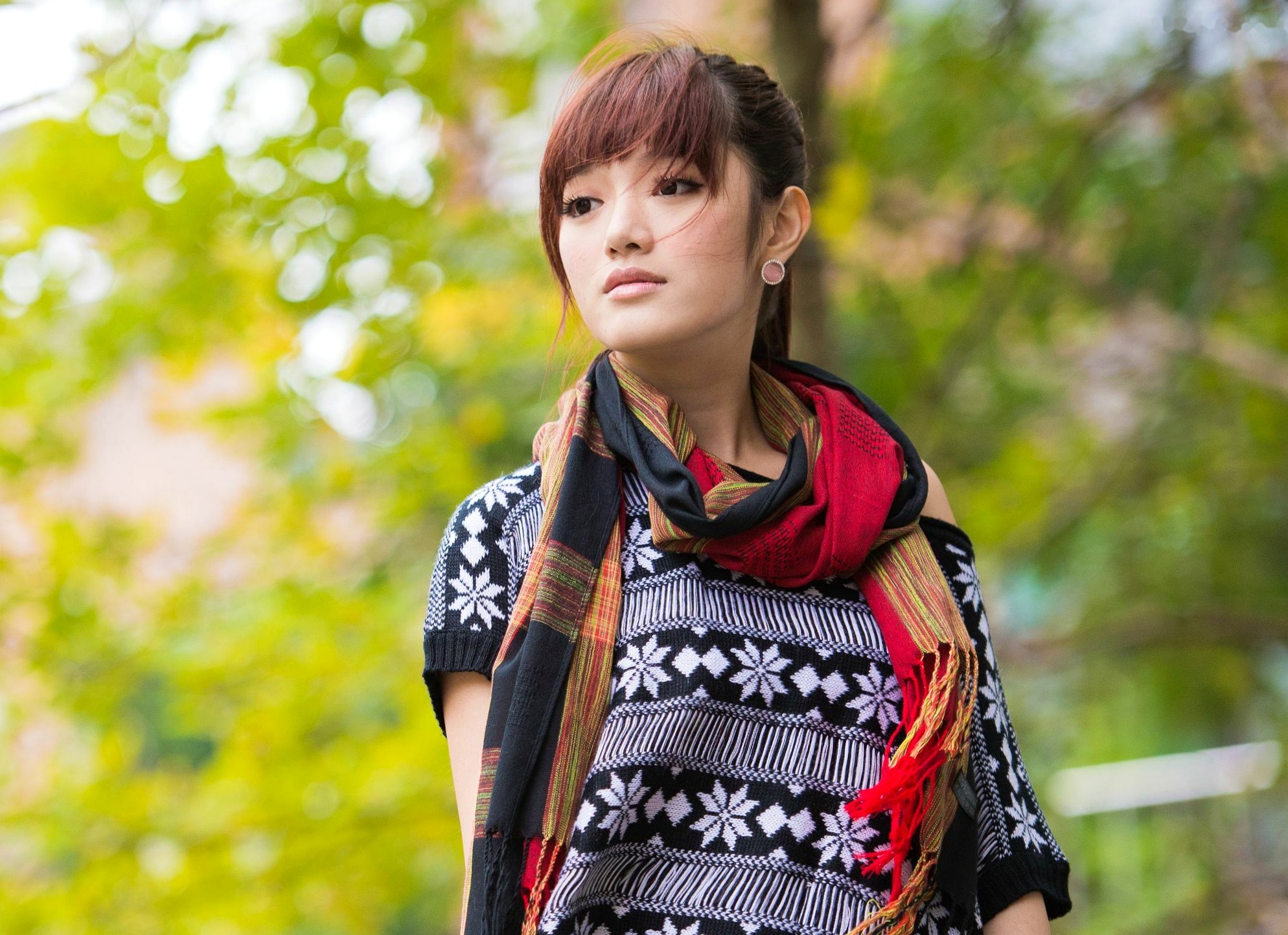 Gallery - 台湾模特 - model林岗怡Didy小清新写真合集，森林系少女户外唯美连衣裙穿搭，治愈系气质女神街拍特辑台湾清新气质户外女神 女神私房照_秀色女神 - image 46