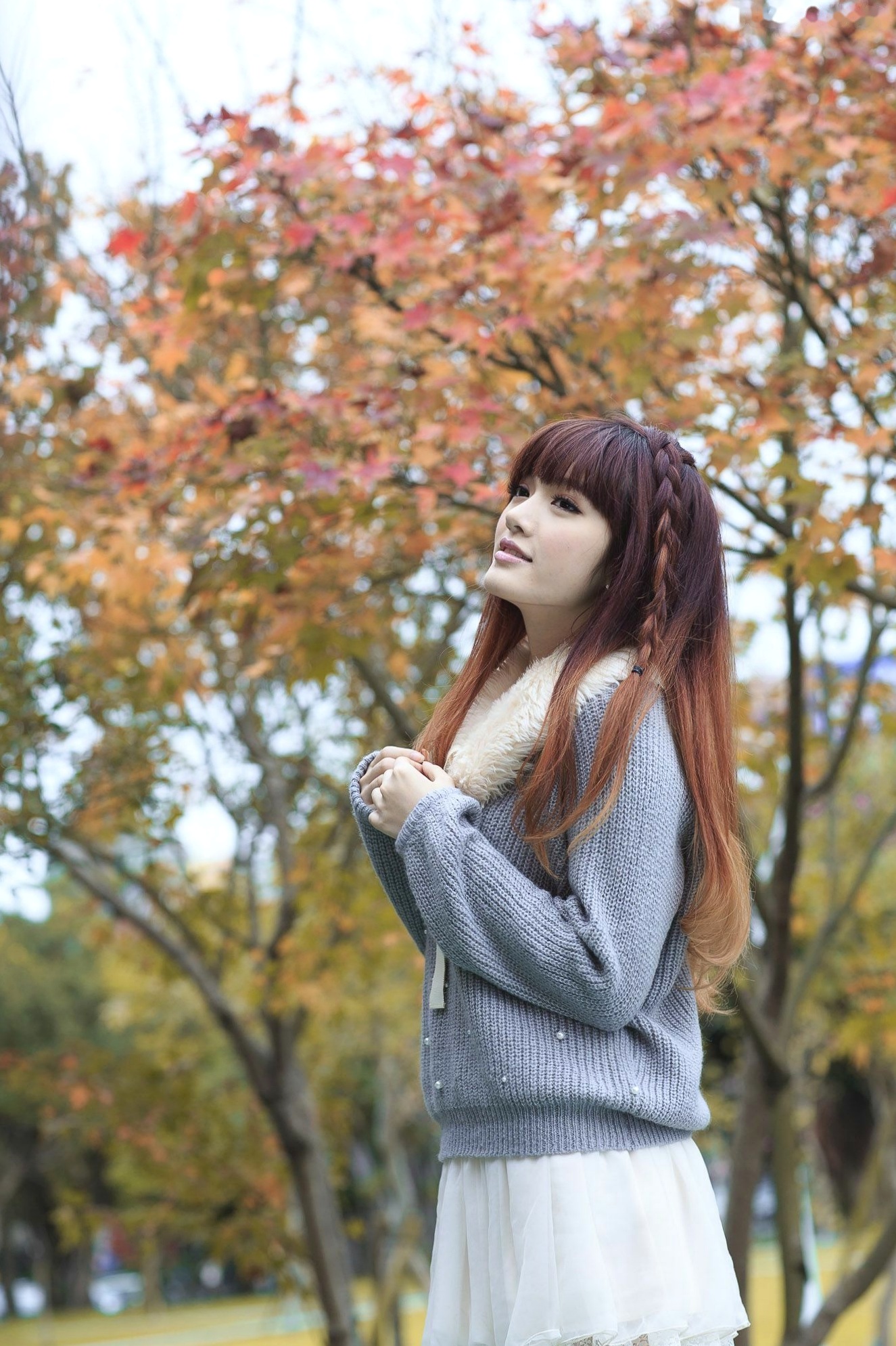 Gallery - 台湾模特 - model林岗怡Didy小清新写真合集，森林系少女户外唯美连衣裙穿搭，治愈系气质女神街拍特辑台湾清新气质户外女神 女神私房照_秀色女神 - image 55