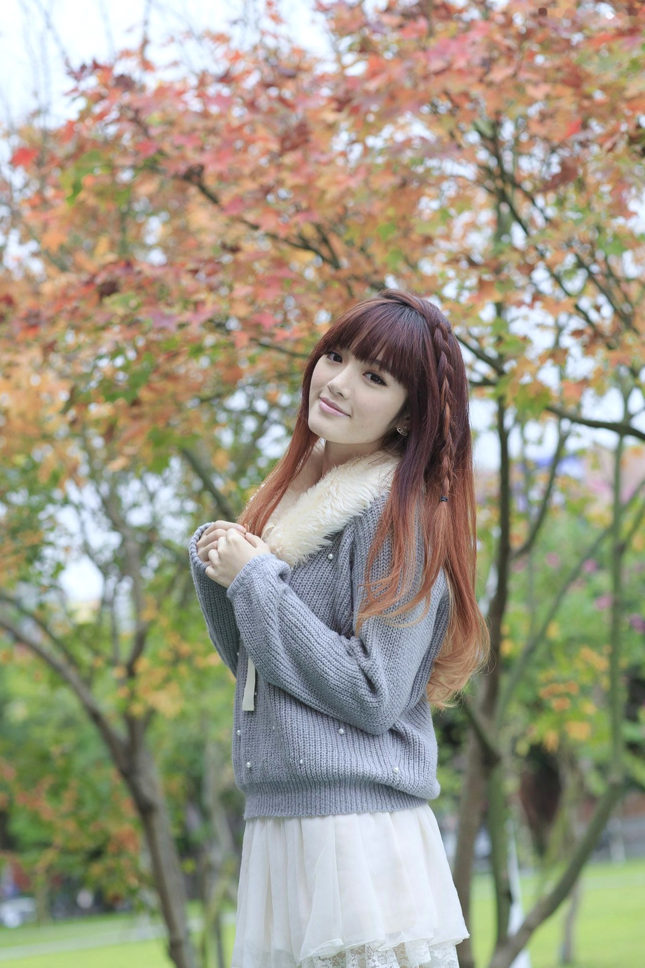 Gallery - 台湾模特 - model林岗怡Didy小清新写真合集，森林系少女户外唯美连衣裙穿搭，治愈系气质女神街拍特辑台湾清新气质户外女神 女神私房照_秀色女神 - image 56