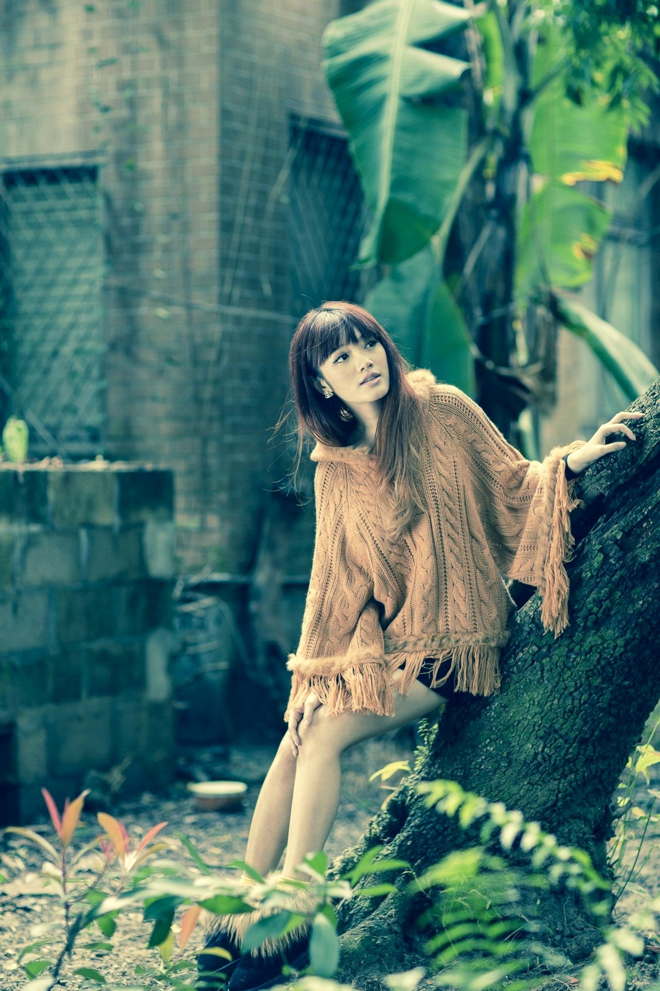 Gallery - 台湾模特 - model林岗怡Didy小清新写真合集，森林系少女户外唯美连衣裙穿搭，治愈系气质女神街拍特辑台湾清新气质户外女神 女神私房照_秀色女神 - image 66