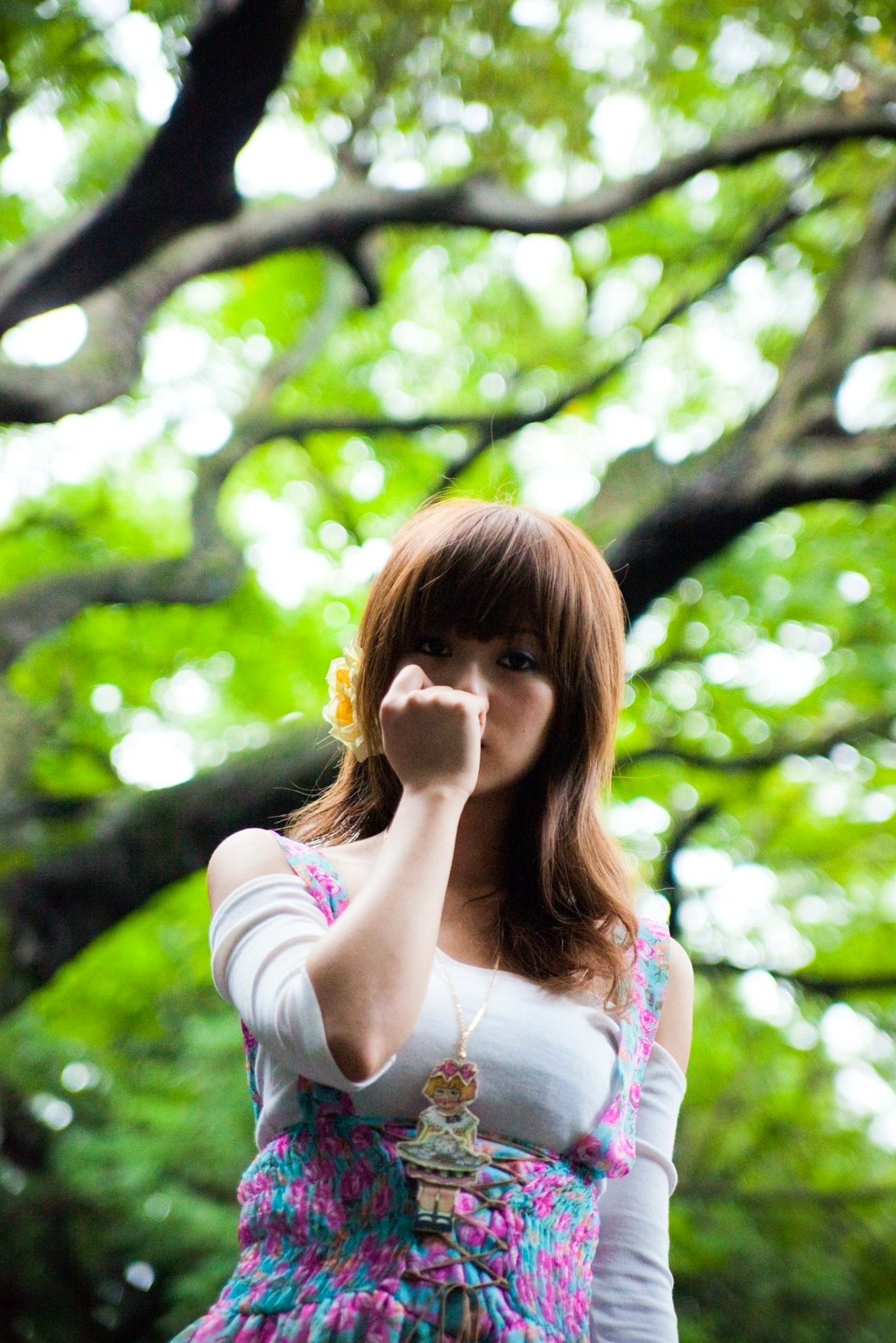 Gallery - 台湾正妹果子Mikako+Minako：台大校园户外写真，清新甜美森系少女园林风情台湾清新治愈系户外 女神私房照_秀色女神 - image 60