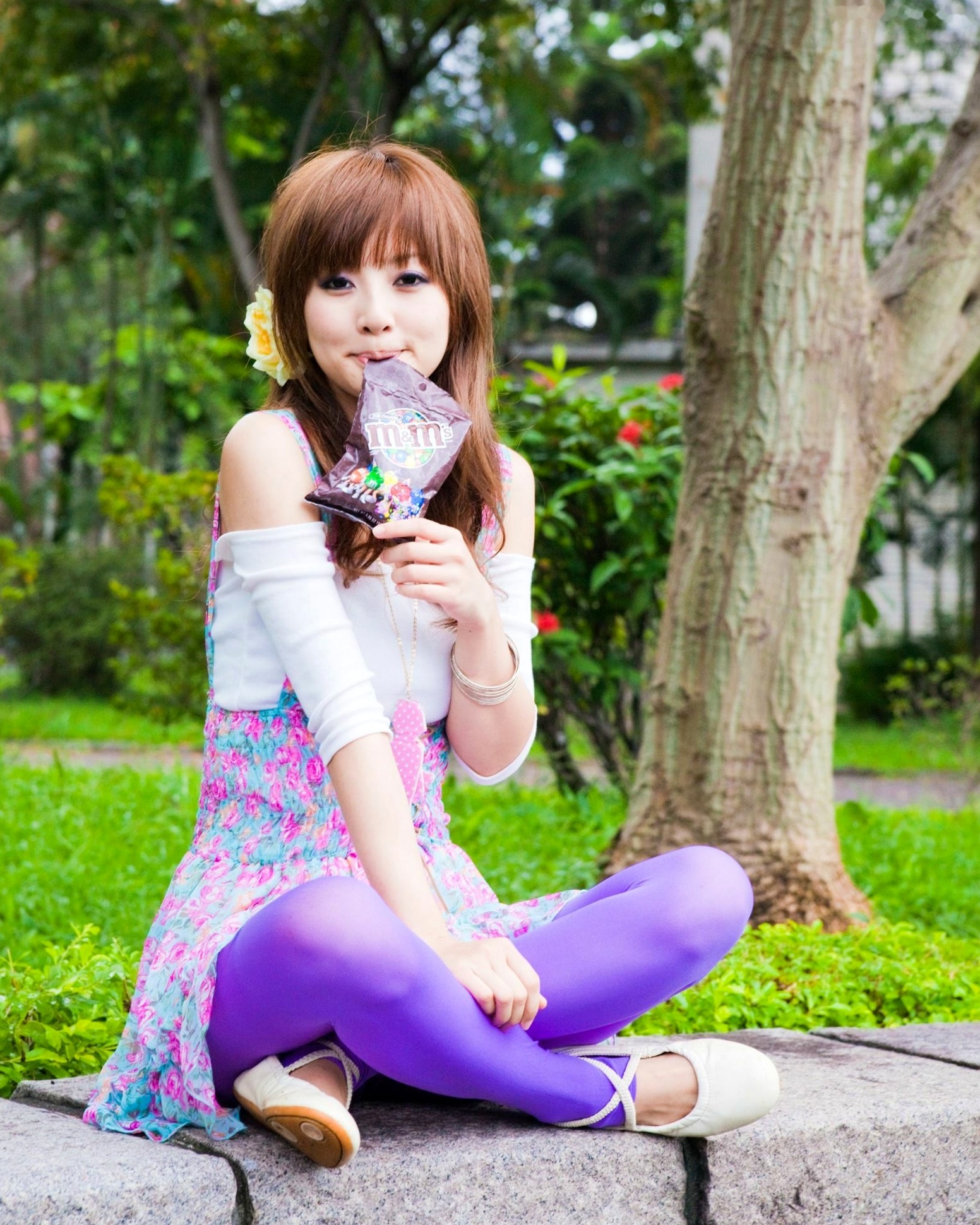 Gallery - 台湾正妹果子Mikako+Minako：台大校园户外写真，清新甜美森系少女园林风情台湾清新治愈系户外 女神私房照_秀色女神 - image 80
