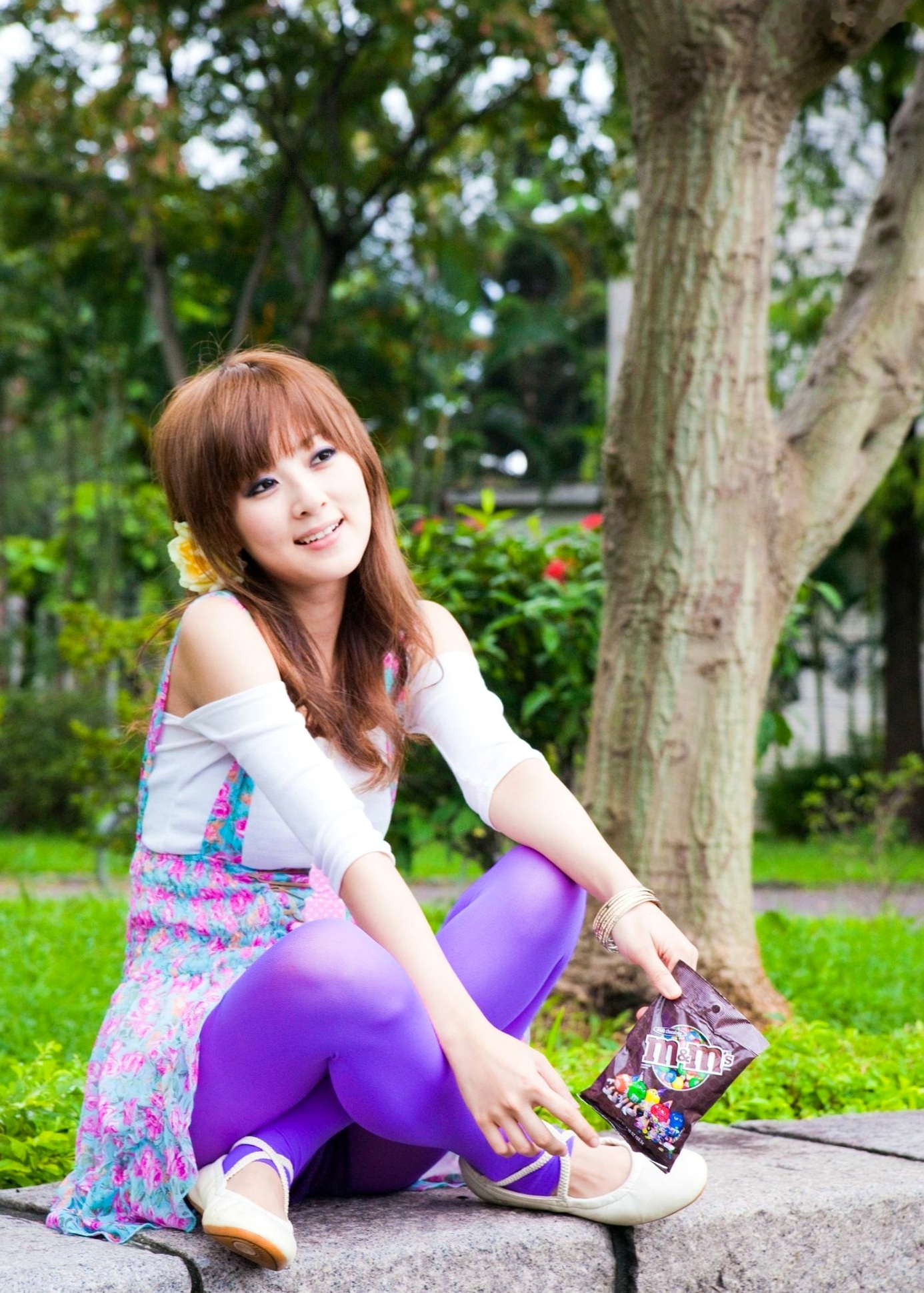 Gallery - 台湾正妹果子Mikako+Minako：台大校园户外写真，清新甜美森系少女园林风情台湾清新治愈系户外 女神私房照_秀色女神 - image 81
