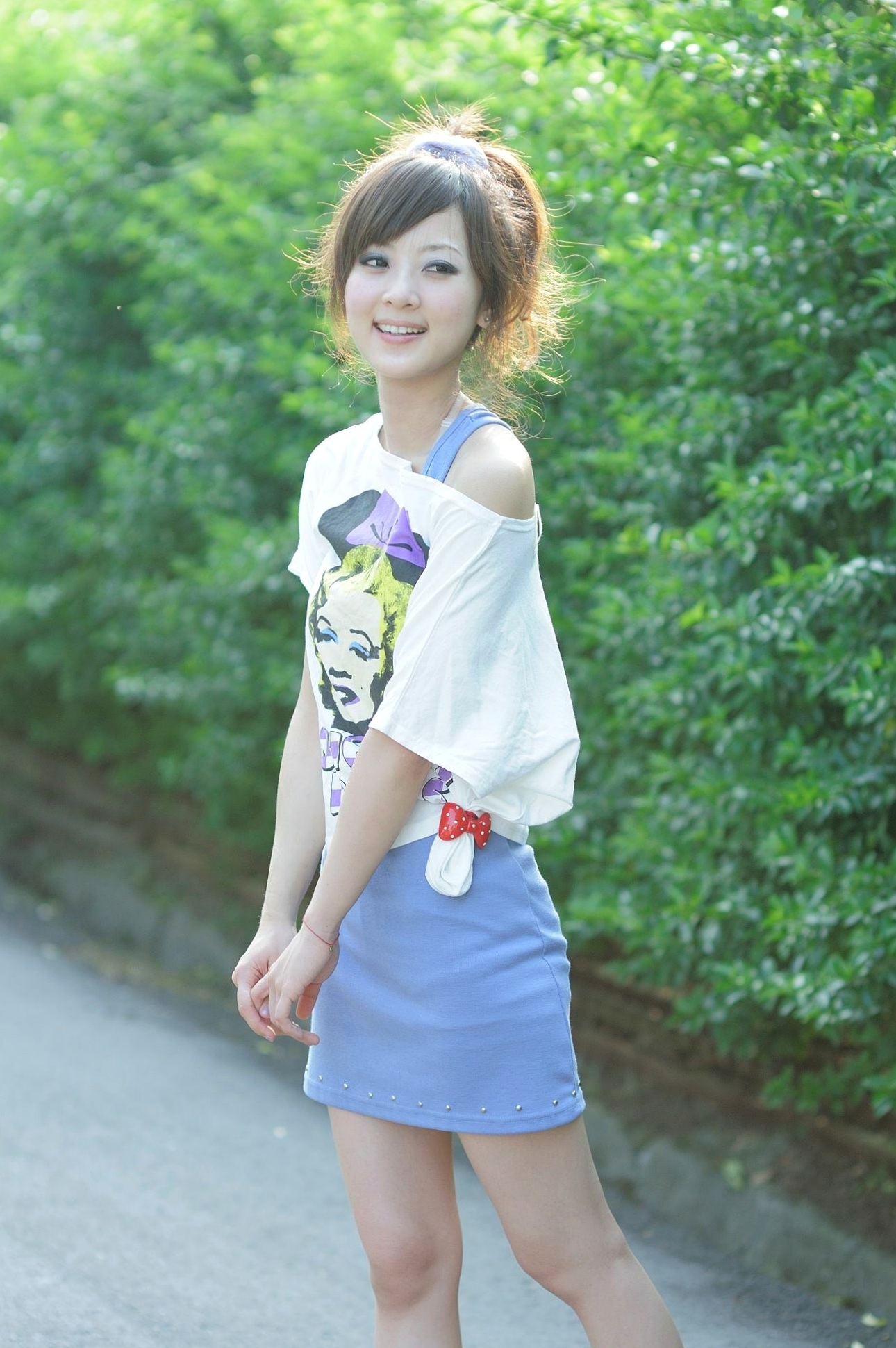 Gallery - 台湾正妹_张凯洁/张允霏《陽明山美軍宿舍》第1部写真集，清新户外风，俏皮马尾治愈系少女台湾清新户外治愈系 女神私房照_秀色女神 - image 39