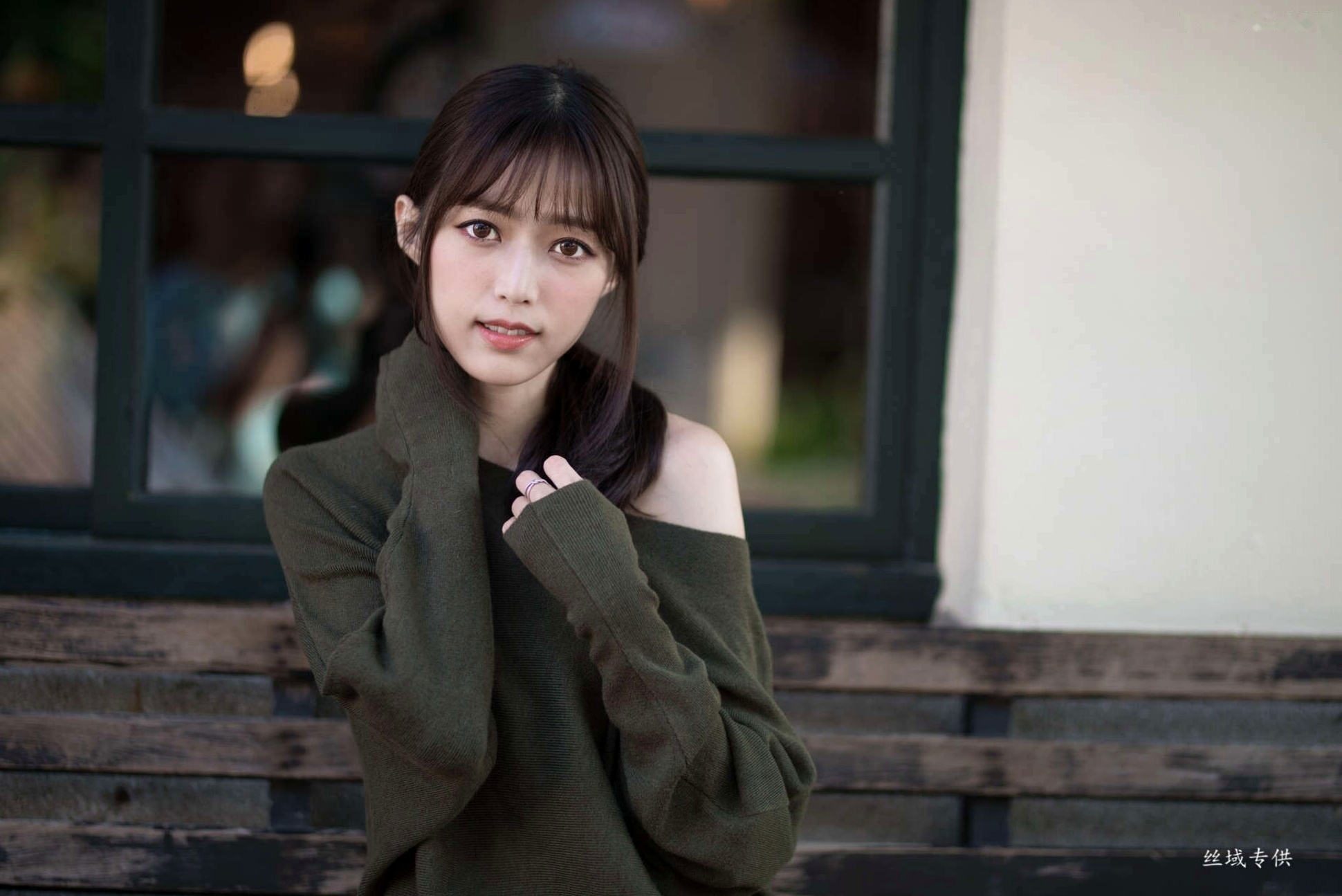 Gallery - 台湾正妹亿亿：审计新村清新外拍写真，条纹露肩装尽显甜美文艺范儿台湾清新气质清纯户外 女神私房照_秀色女神 - image 68