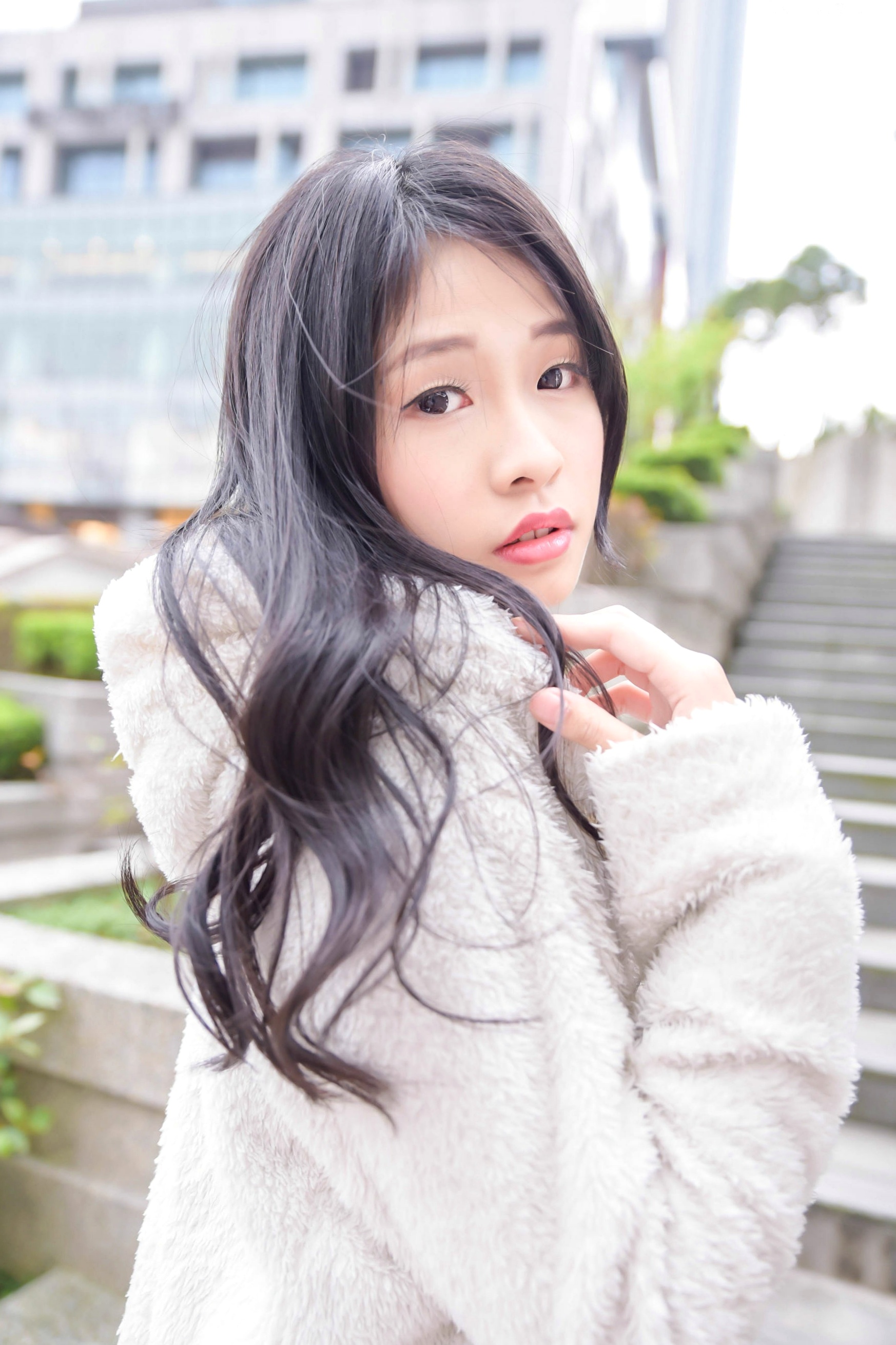 Gallery - 台湾正妹小枫《信义区外拍》街拍写真集：牛仔外套搭配露脐装，黑丝美腿展现都市诱惑风格台湾街拍美腿丝袜性感 女神私房照_秀色女神 - image 66