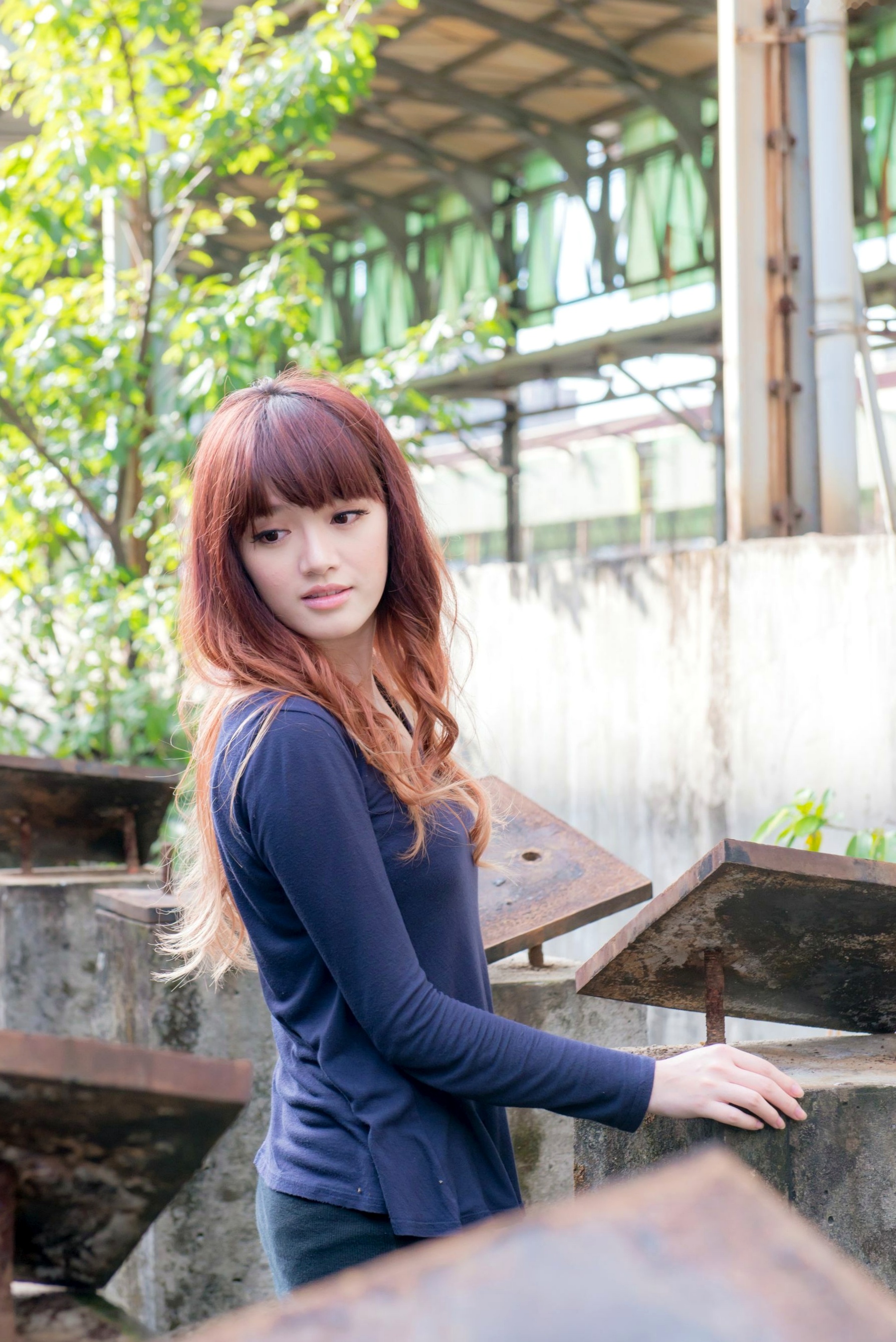 Gallery - 台湾正妹林岗怡Didy《废墟车站唯美外拍》写真集 气质清纯户外实拍台湾清新气质户外女神 女神私房照_秀色女神 - image 5
