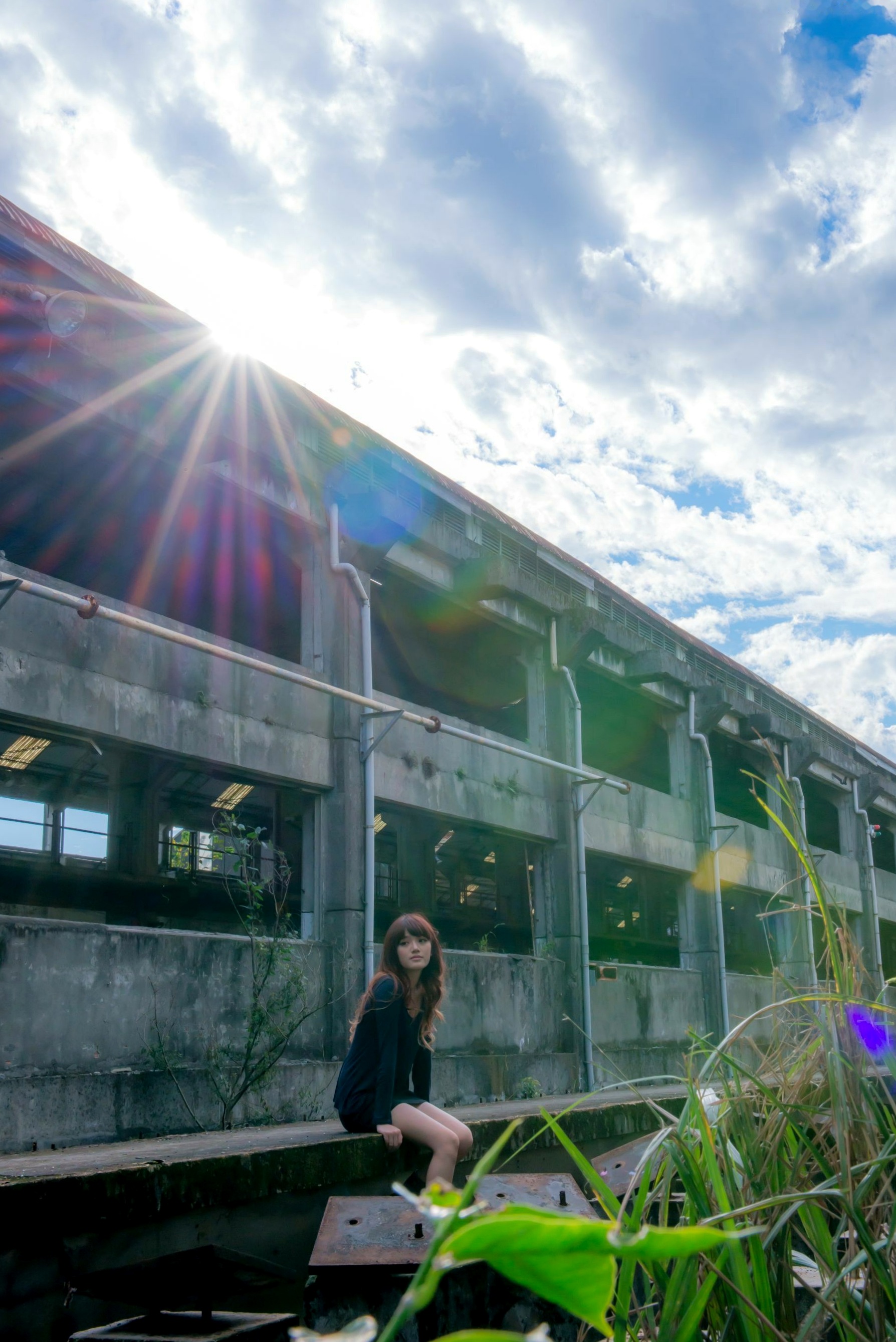 Gallery - 台湾正妹林岗怡Didy《废墟车站唯美外拍》写真集 气质清纯户外实拍台湾清新气质户外女神 女神私房照_秀色女神 - image 7
