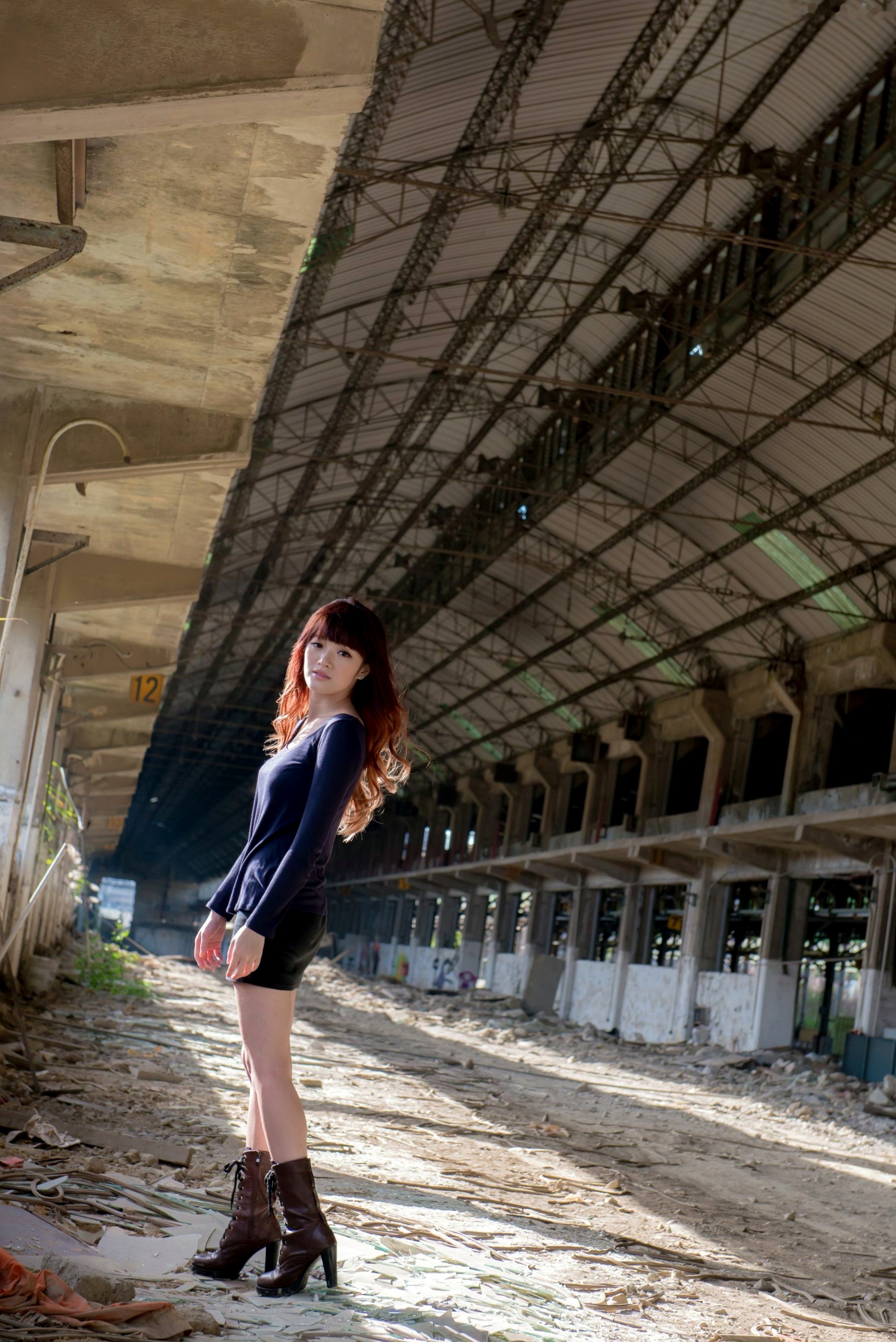Gallery - 台湾正妹林岗怡Didy《废墟车站唯美外拍》写真集 气质清纯户外实拍台湾清新气质户外女神 女神私房照_秀色女神 - image 8