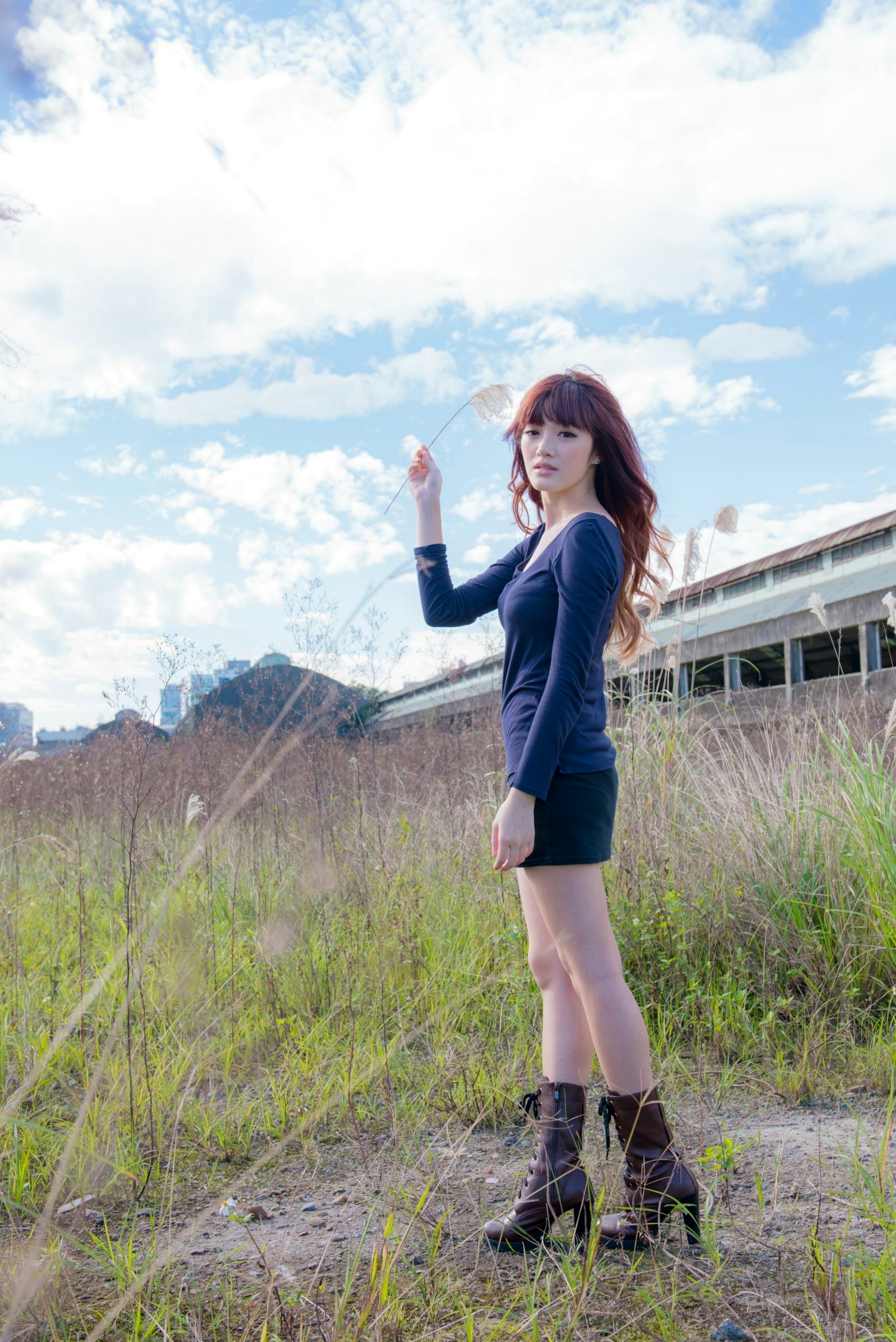 Gallery - 台湾正妹林岗怡Didy《废墟车站唯美外拍》写真集 气质清纯户外实拍台湾清新气质户外女神 女神私房照_秀色女神 - image 13