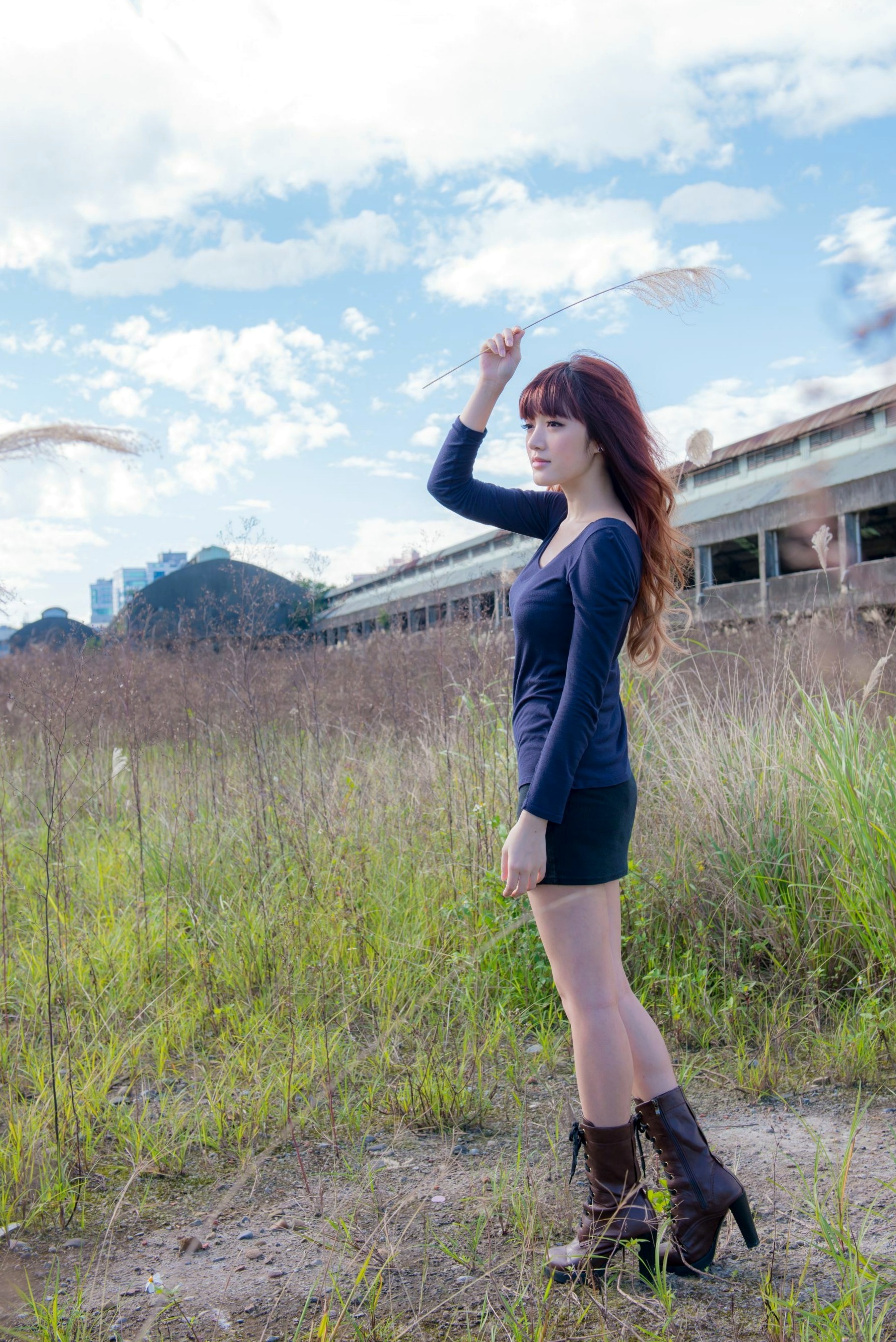 Gallery - 台湾正妹林岗怡Didy《废墟车站唯美外拍》写真集 气质清纯户外实拍台湾清新气质户外女神 女神私房照_秀色女神 - image 14