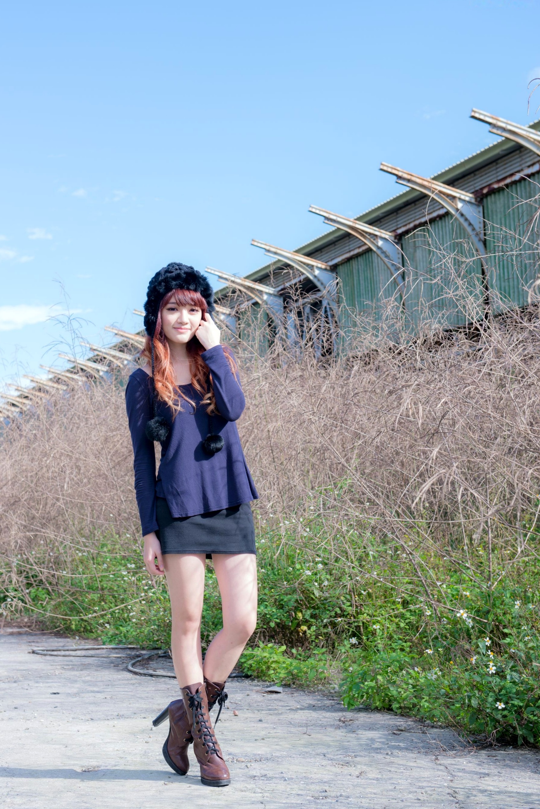 Gallery - 台湾正妹林岗怡Didy《废墟车站唯美外拍》写真集 气质清纯户外实拍台湾清新气质户外女神 女神私房照_秀色女神 - image 22