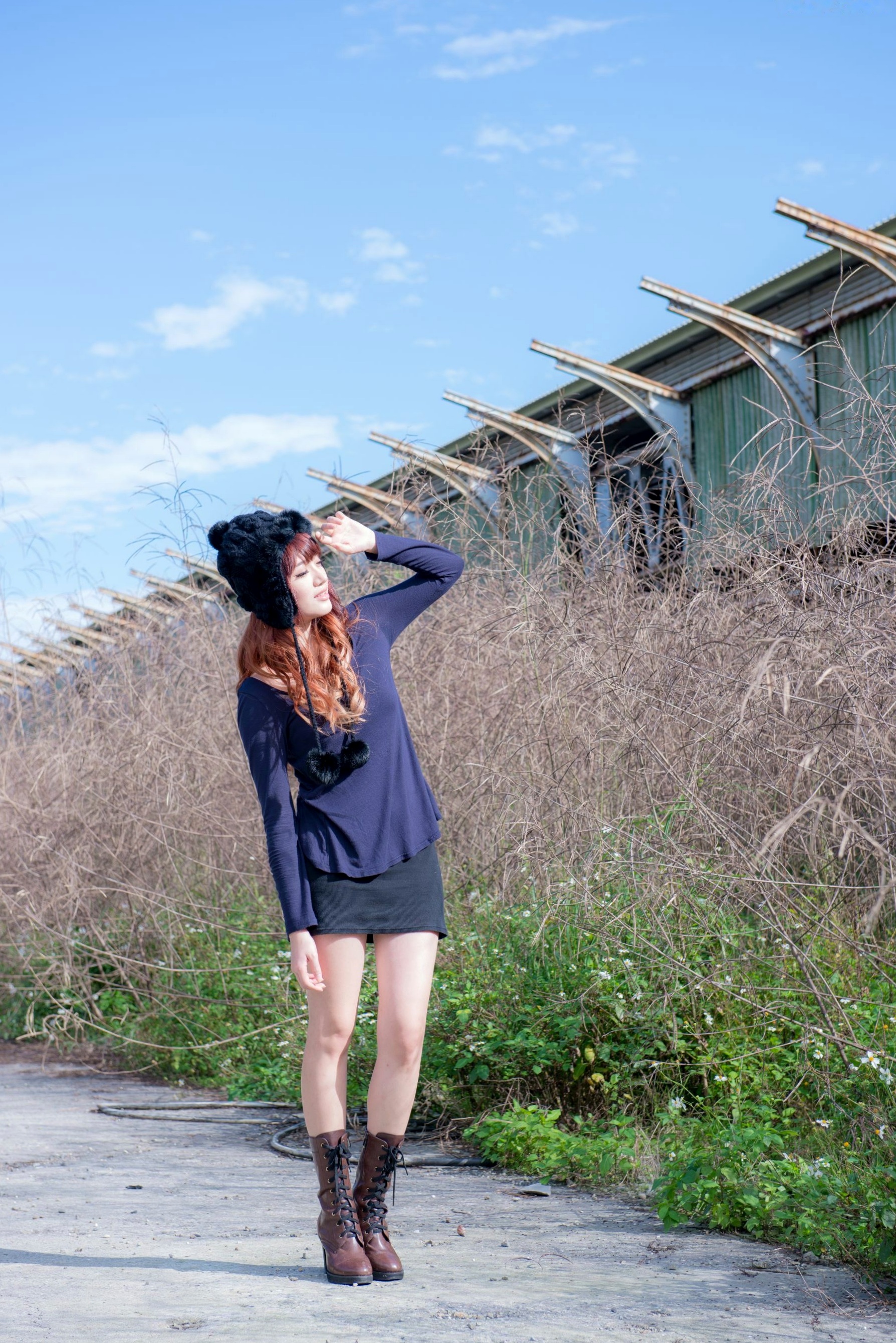 Gallery - 台湾正妹林岗怡Didy《废墟车站唯美外拍》写真集 气质清纯户外实拍台湾清新气质户外女神 女神私房照_秀色女神 - image 25