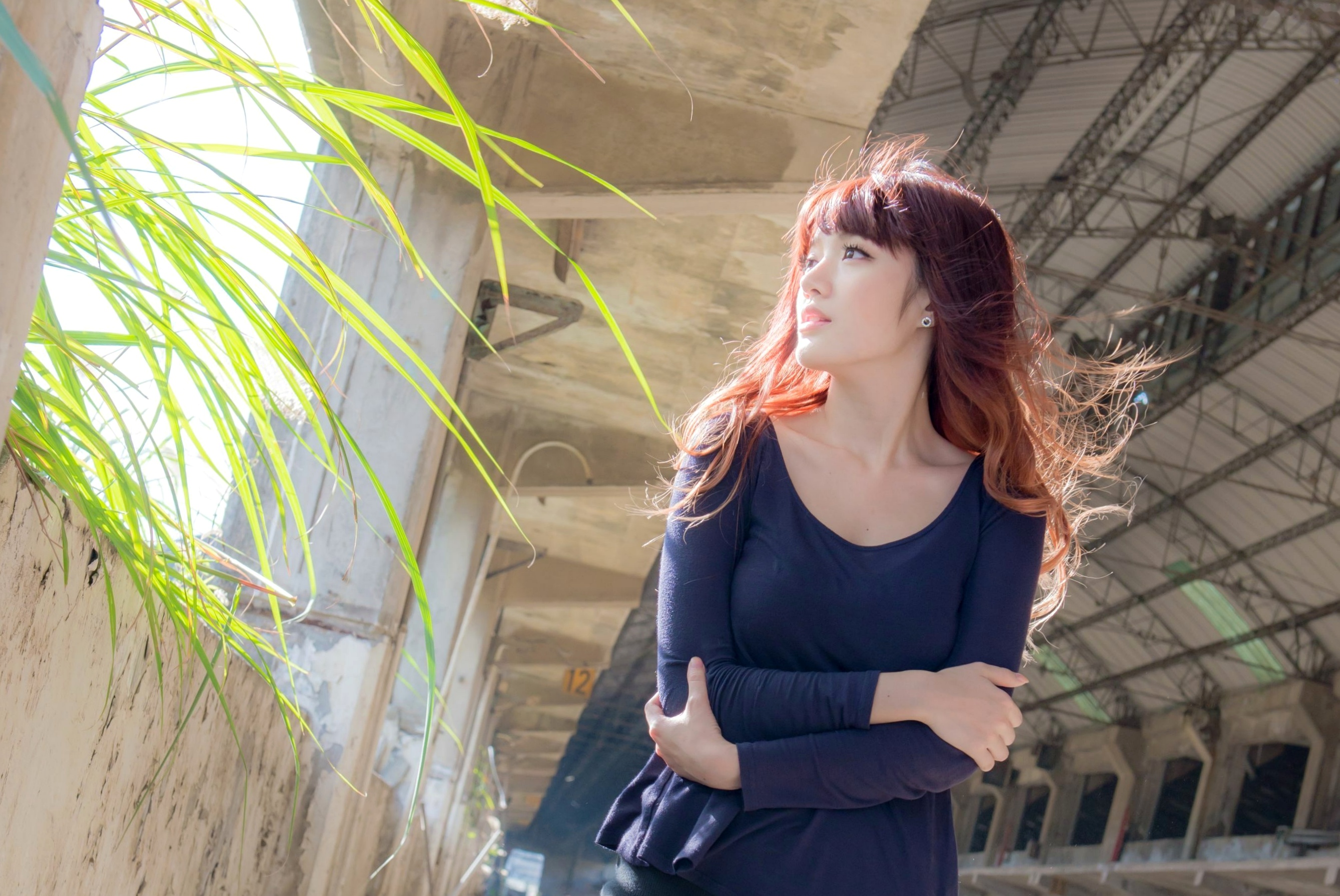Gallery - 台湾正妹林岗怡Didy《废墟车站唯美外拍》写真集 气质清纯户外实拍台湾清新气质户外女神 女神私房照_秀色女神 - image 39