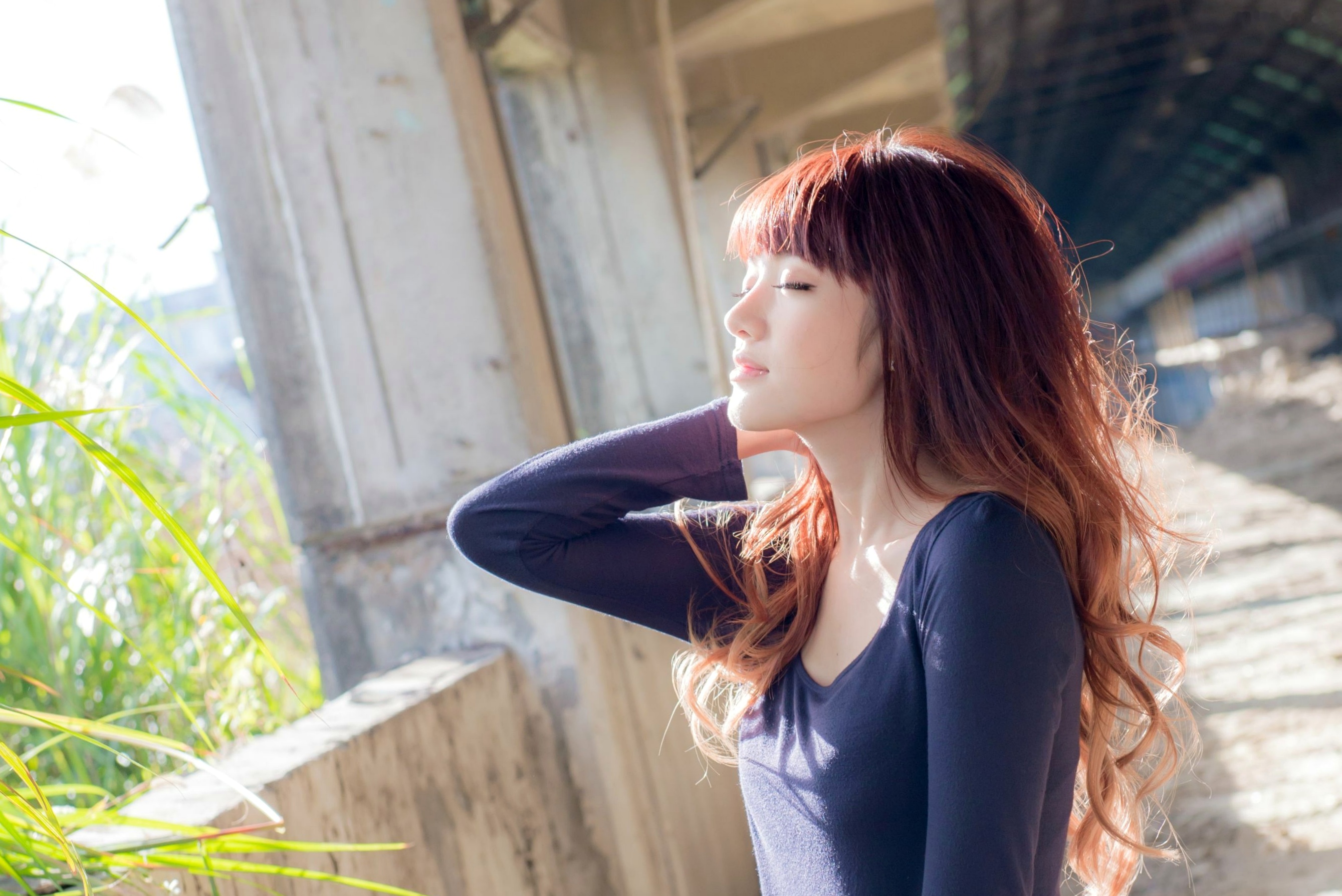 Gallery - 台湾正妹林岗怡Didy《废墟车站唯美外拍》写真集 气质清纯户外实拍台湾清新气质户外女神 女神私房照_秀色女神 - image 41