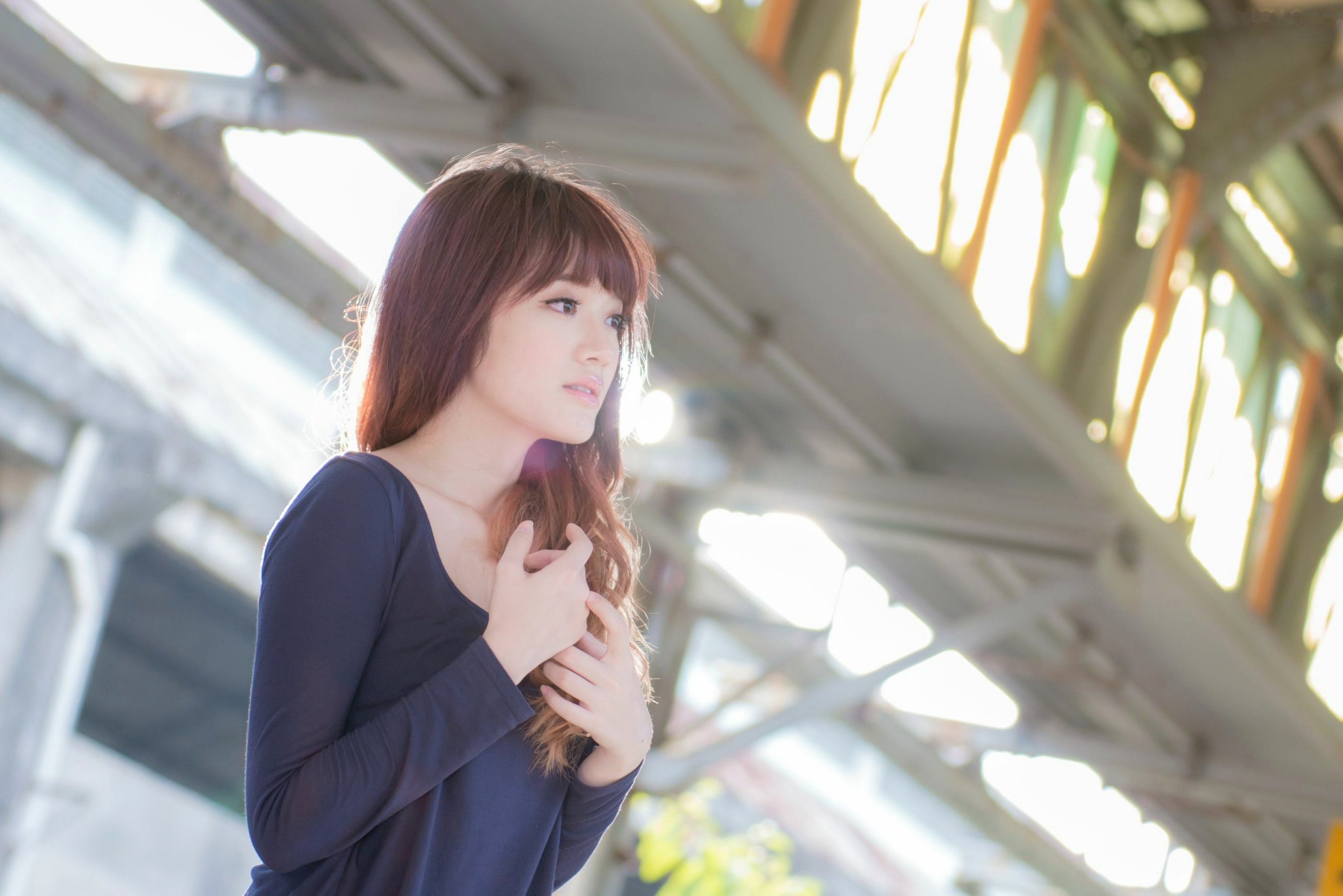 Gallery - 台湾正妹林岗怡Didy《废墟车站唯美外拍》写真集 气质清纯户外实拍台湾清新气质户外女神 女神私房照_秀色女神 - image 55