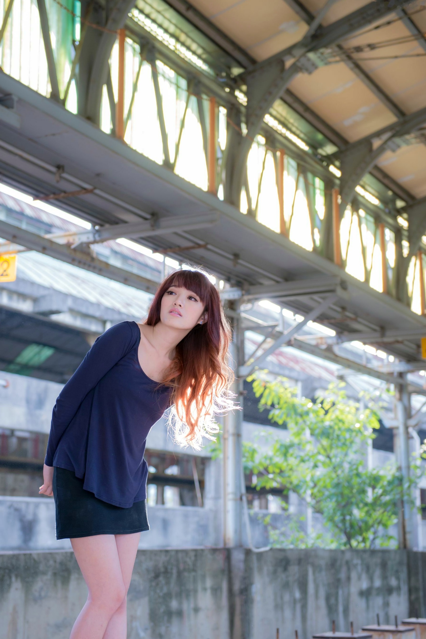 Gallery - 台湾正妹林岗怡Didy《废墟车站唯美外拍》写真集 气质清纯户外实拍台湾清新气质户外女神 女神私房照_秀色女神 - image 62