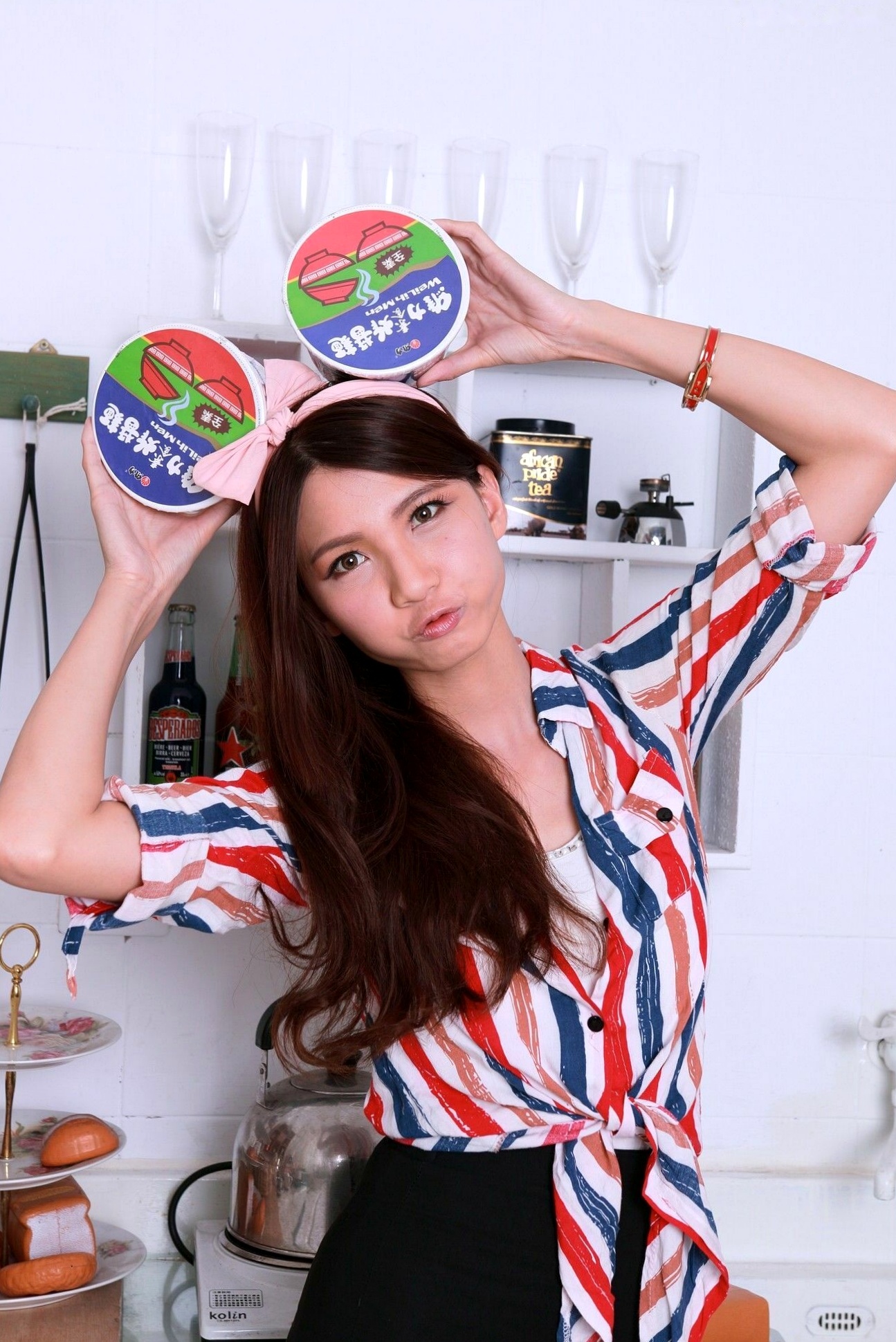 Gallery - 台湾正妹蔡译心Candice《台中新力量A棚拍》清新居家与花海甜美私房写真集台湾清新私房照气质女神 女神私房照_秀色女神 - image 74