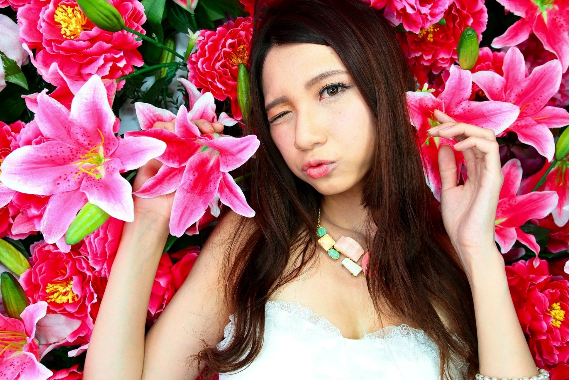 Gallery - 台湾正妹蔡译心Candice《台中新力量A棚拍》清新居家与花海甜美私房写真集台湾清新私房照气质女神 女神私房照_秀色女神 - image 94