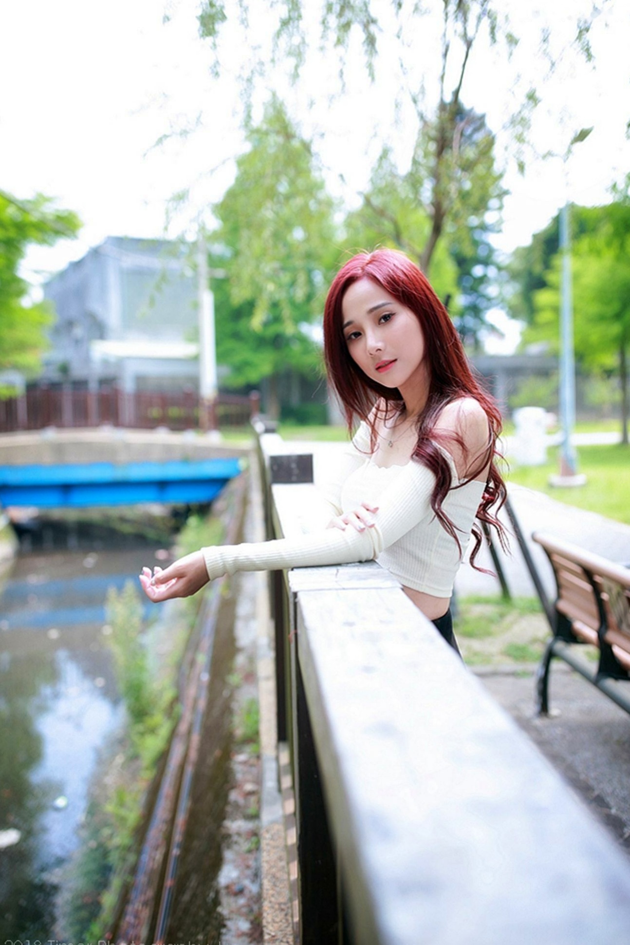 Gallery - 台湾正妹雨玄士林官邸户外写真，清新甜美风氧气少女，气质温柔治愈系人像 [83P]台湾户外气质清新治愈系 女神私房照_秀色女神 - image 1