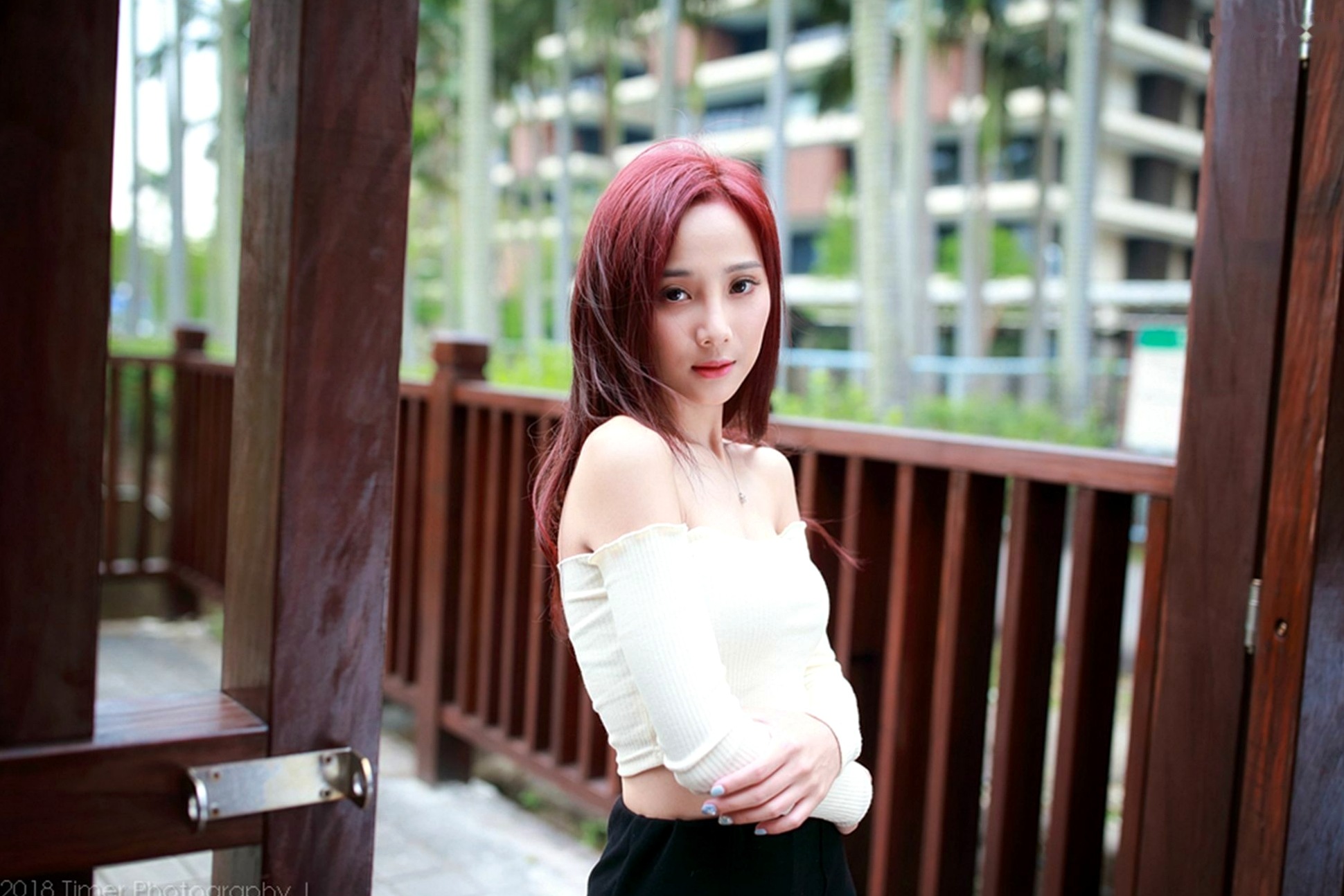 Gallery - 台湾正妹雨玄士林官邸户外写真，清新甜美风氧气少女，气质温柔治愈系人像 [83P]台湾户外气质清新治愈系 女神私房照_秀色女神 - image 20