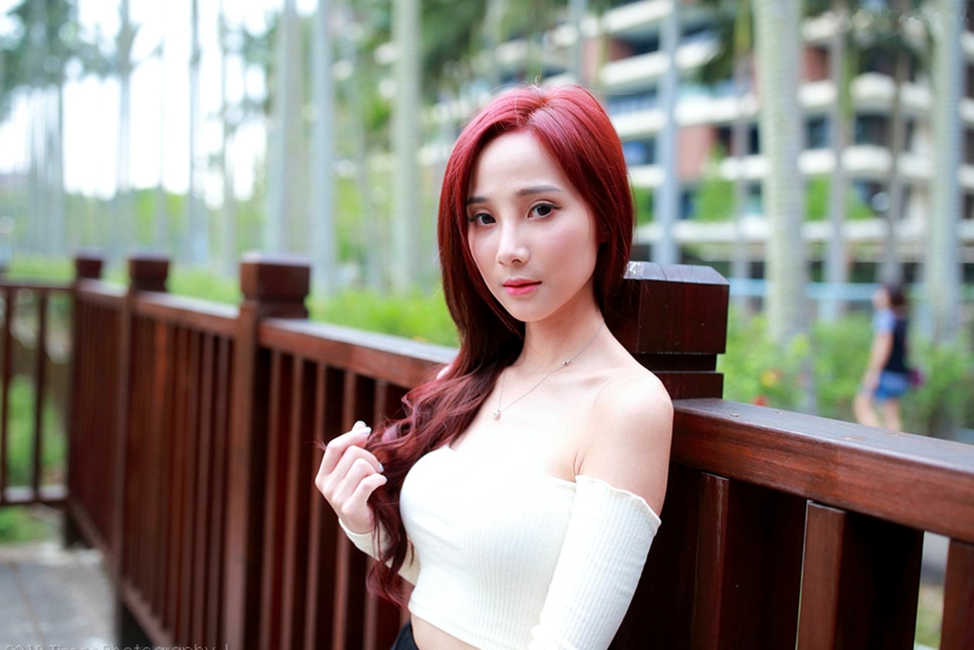 Gallery - 台湾正妹雨玄士林官邸户外写真，清新甜美风氧气少女，气质温柔治愈系人像 [83P]台湾户外气质清新治愈系 女神私房照_秀色女神 - image 25