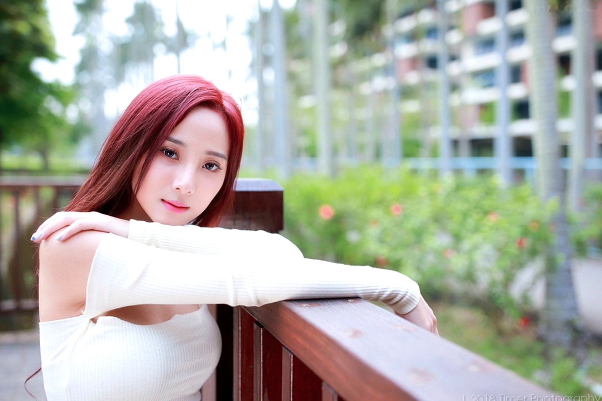 Gallery - 台湾正妹雨玄士林官邸户外写真，清新甜美风氧气少女，气质温柔治愈系人像 [83P]台湾户外气质清新治愈系 女神私房照_秀色女神 - image 29