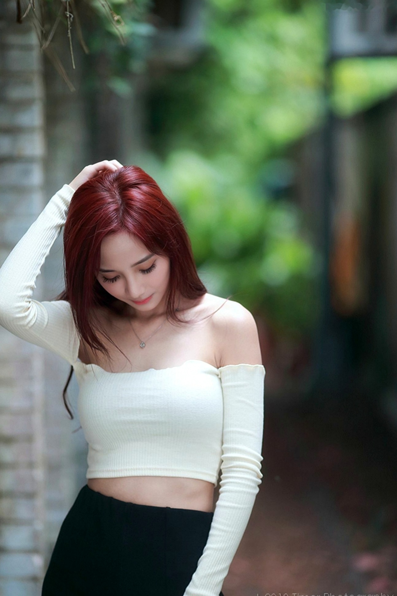 Gallery - 台湾正妹雨玄士林官邸户外写真，清新甜美风氧气少女，气质温柔治愈系人像 [83P]台湾户外气质清新治愈系 女神私房照_秀色女神 - image 30