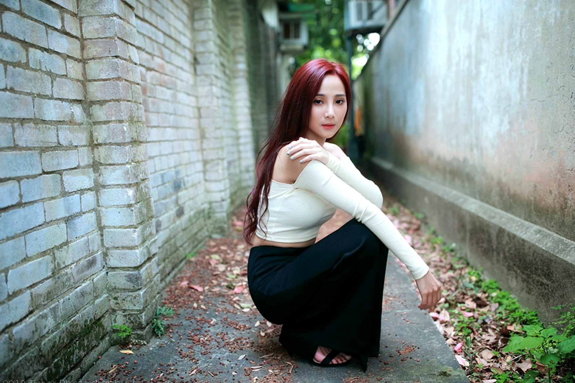 Gallery - 台湾正妹雨玄士林官邸户外写真，清新甜美风氧气少女，气质温柔治愈系人像 [83P]台湾户外气质清新治愈系 女神私房照_秀色女神 - image 38