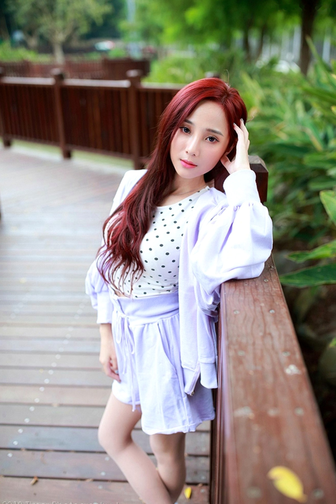 Gallery - 台湾正妹雨玄士林官邸户外写真，清新甜美风氧气少女，气质温柔治愈系人像 [83P]台湾户外气质清新治愈系 女神私房照_秀色女神 - image 73