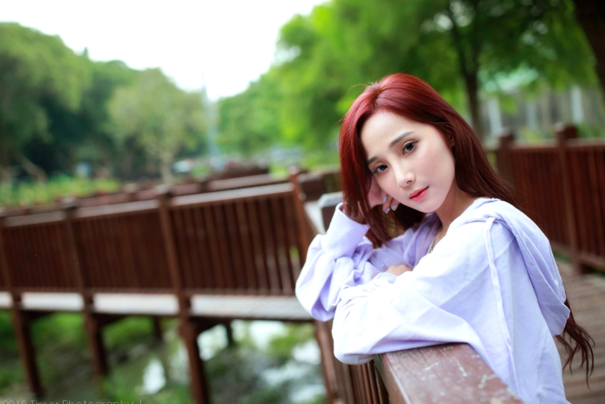 Gallery - 台湾正妹雨玄士林官邸户外写真，清新甜美风氧气少女，气质温柔治愈系人像 [83P]台湾户外气质清新治愈系 女神私房照_秀色女神 - image 76