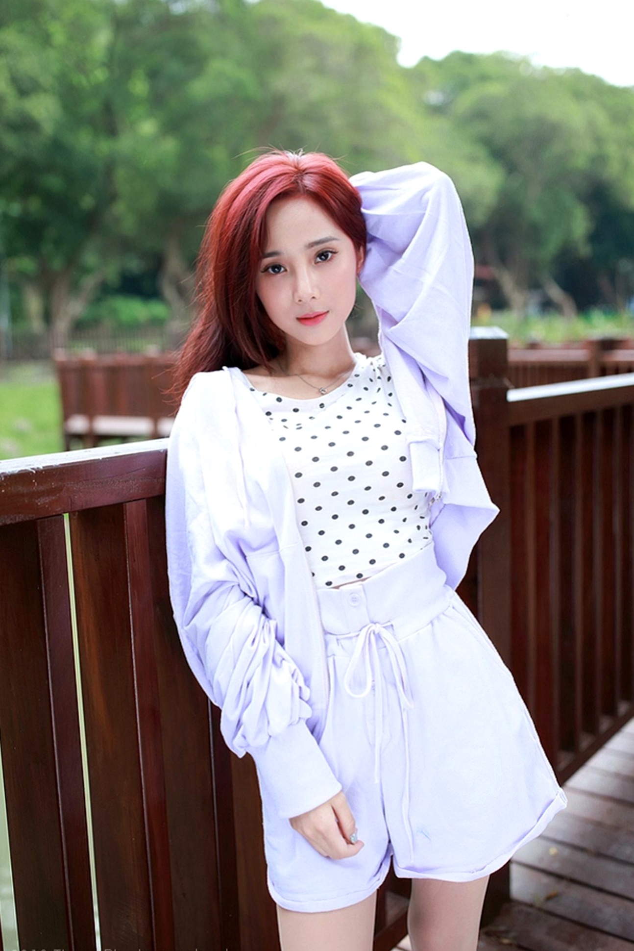 Gallery - 台湾正妹雨玄士林官邸户外写真，清新甜美风氧气少女，气质温柔治愈系人像 [83P]台湾户外气质清新治愈系 女神私房照_秀色女神 - image 77