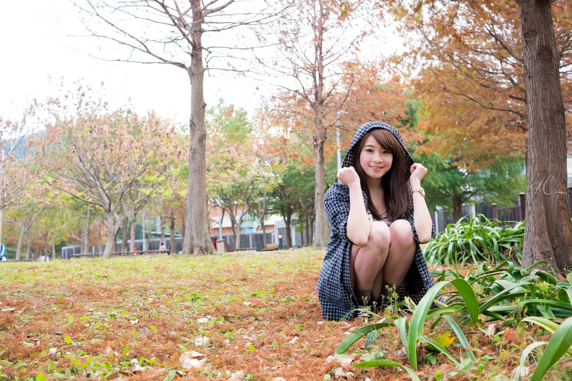 台湾正妹孙佳歆《秋日小妹》户外林间清新甜美写真集，元气满满治愈系少女[22P]