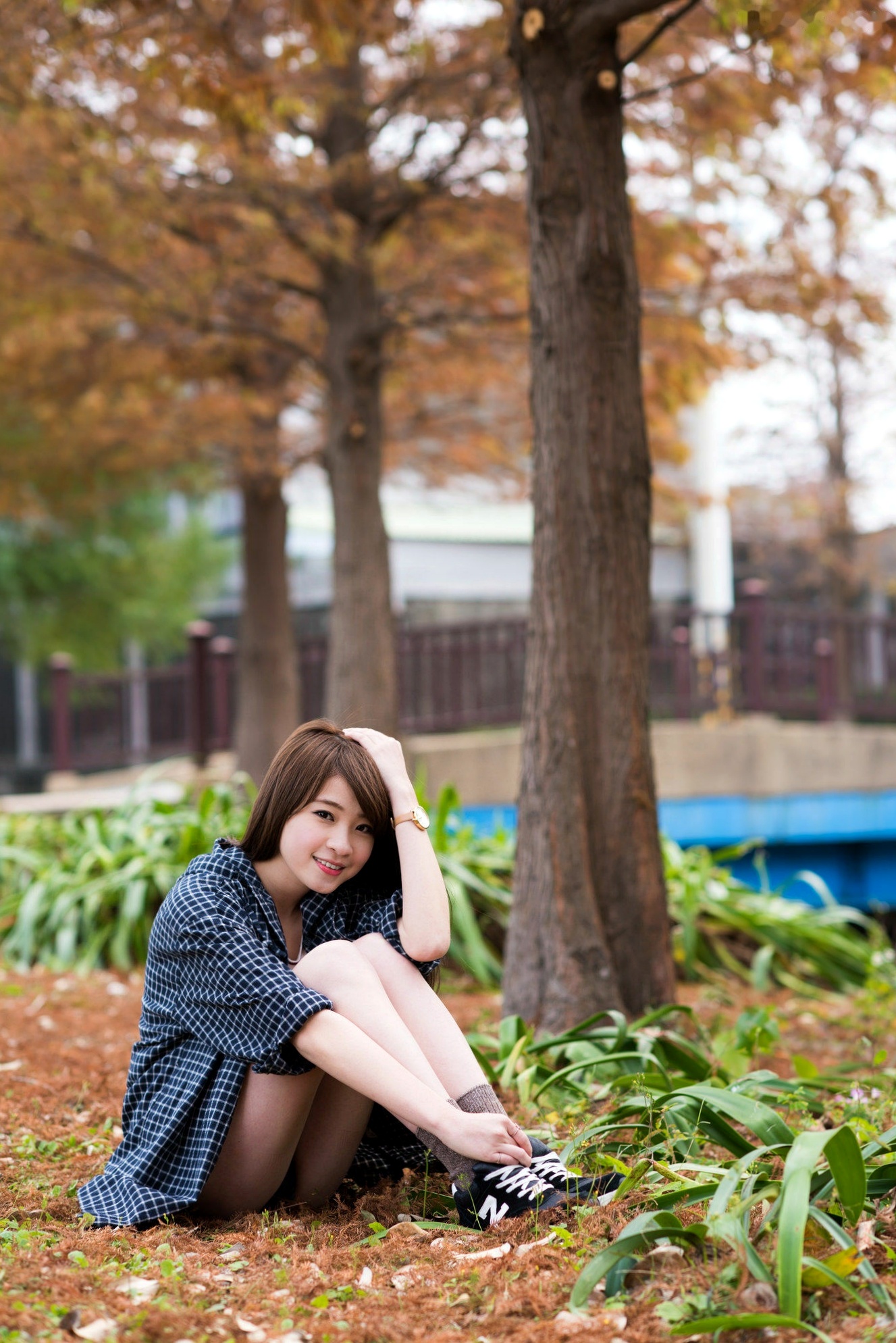 台湾正妹孙佳歆《秋日小妹》户外林间清新甜美写真集，元气满满治愈系少女[22P]