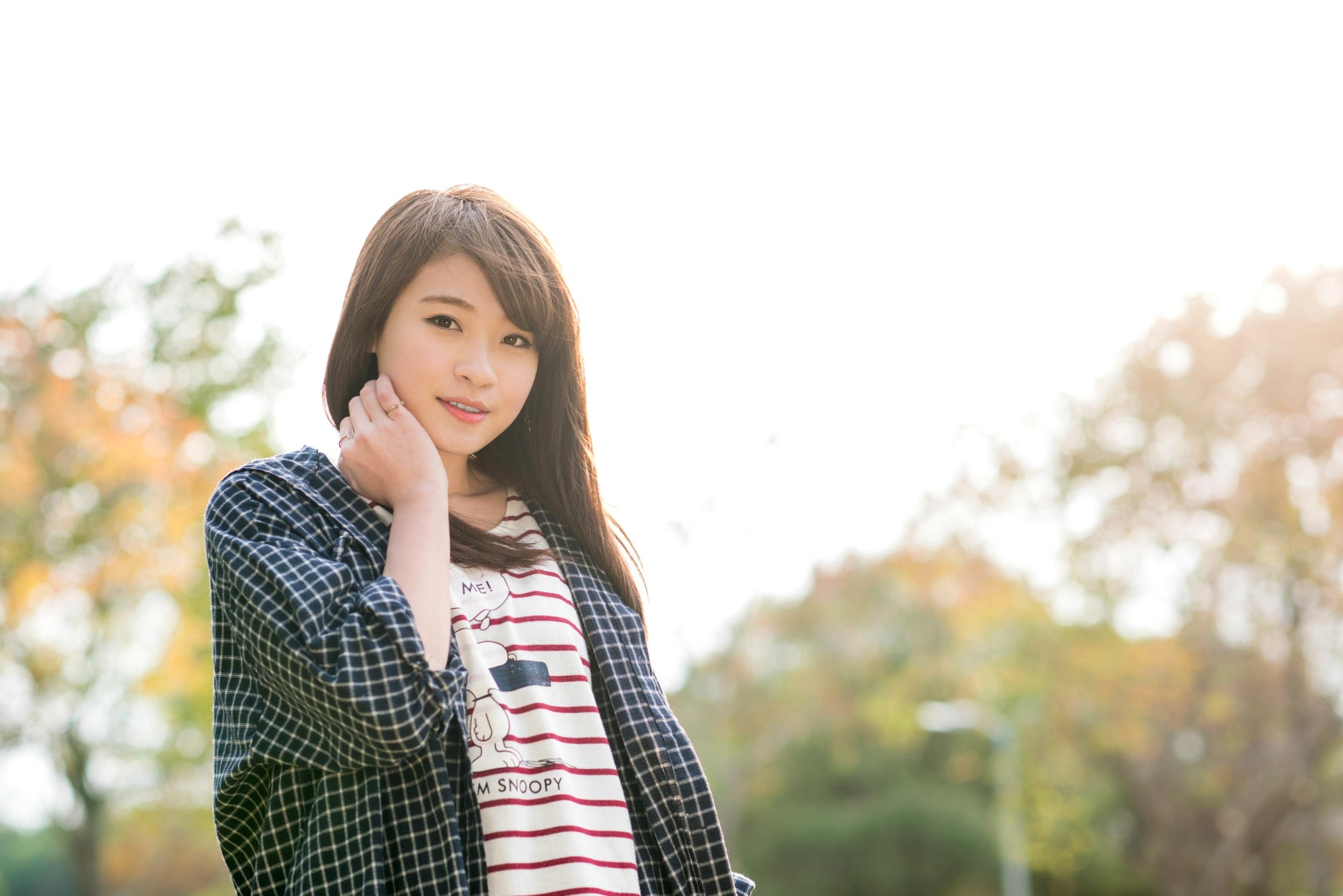 台湾正妹孙佳歆《秋日小妹》户外林间清新甜美写真集，元气满满治愈系少女[22P]