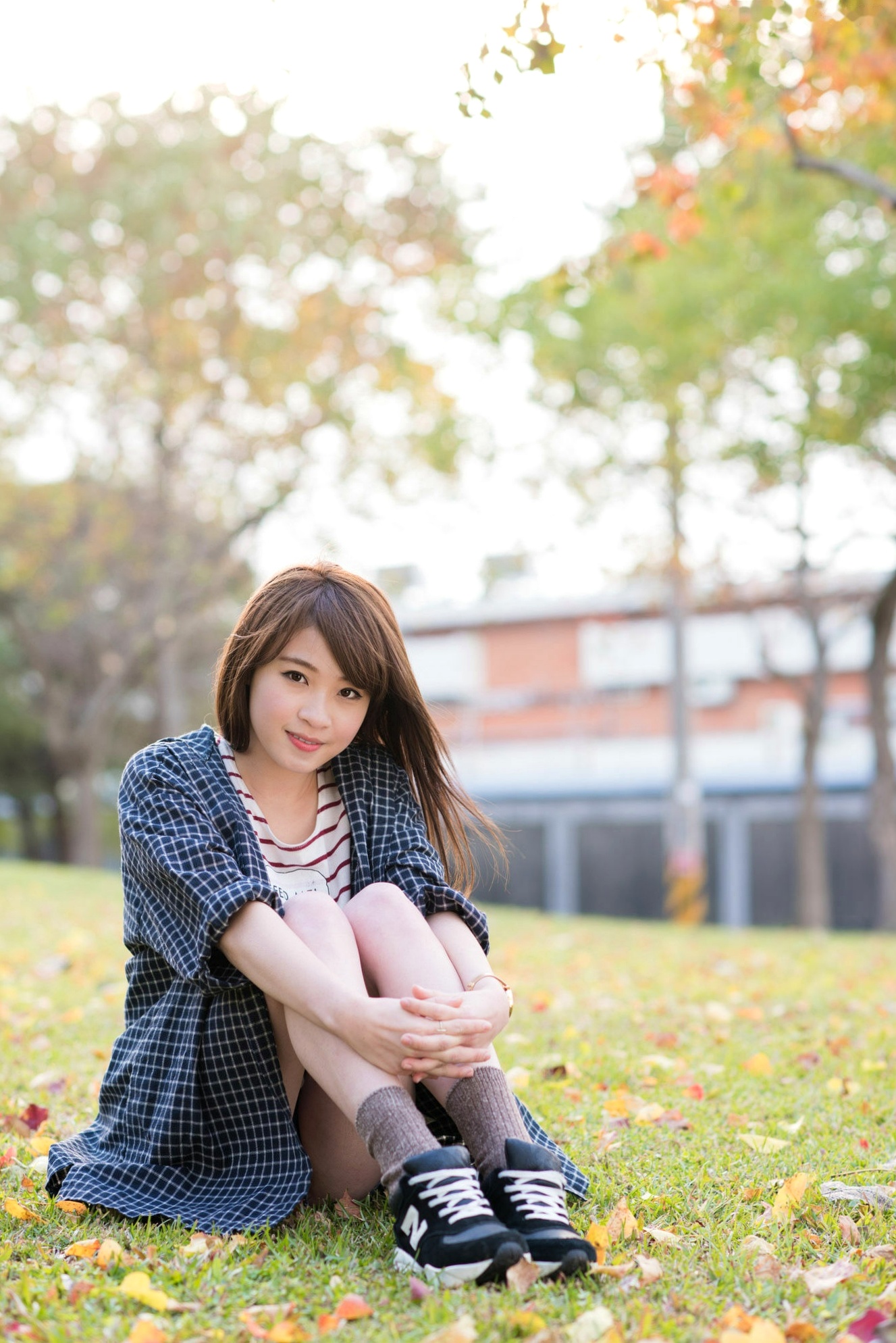 台湾正妹孙佳歆《秋日小妹》户外林间清新甜美写真集，元气满满治愈系少女[22P]