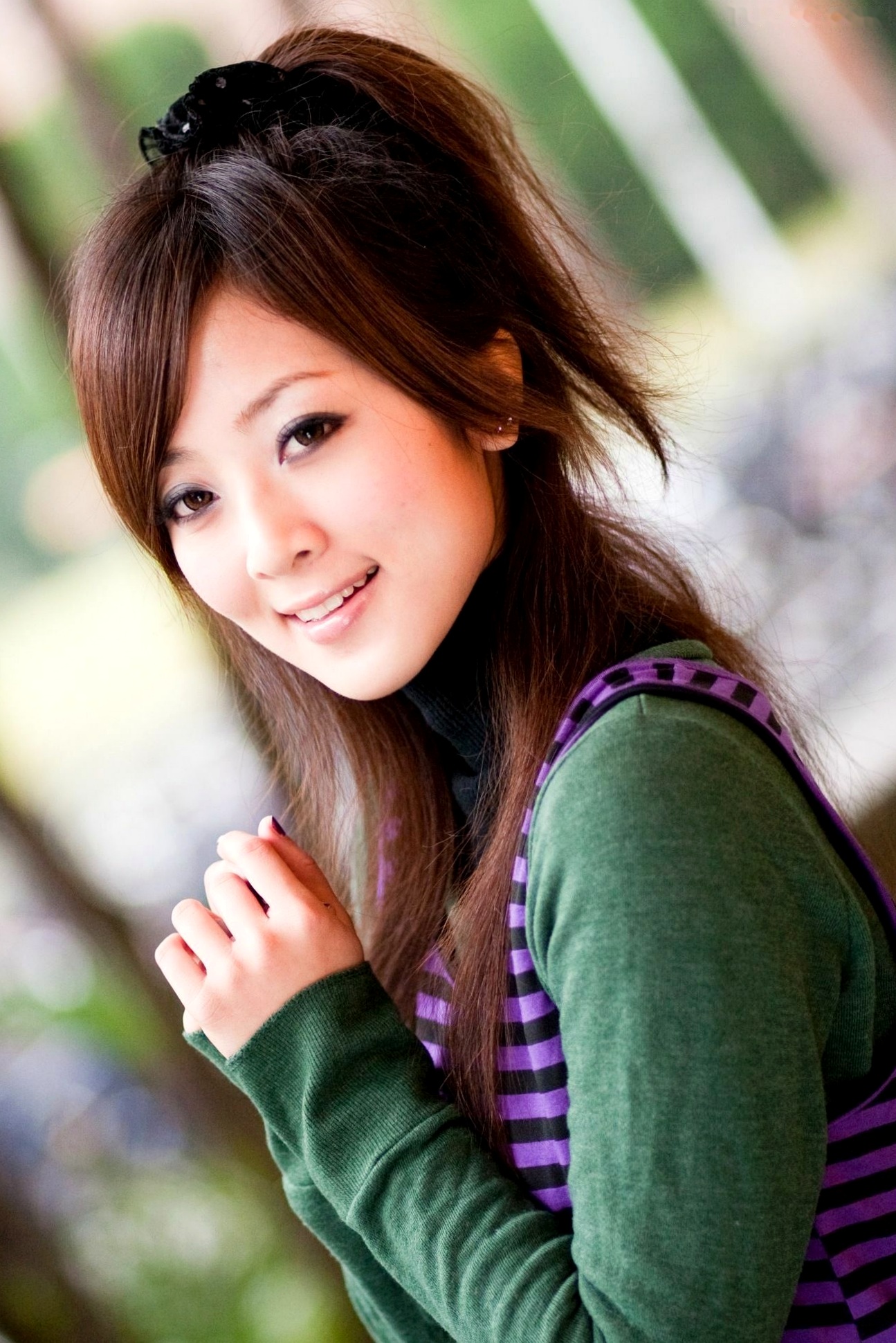 Gallery - 台湾正妹张允霏/张凯洁《台大外拍》第4部，清纯甜美校园摄影写真，优雅针织毛衣秋日街拍合集台湾清纯街拍气质私房照 女神私房照_秀色女神 - image 5