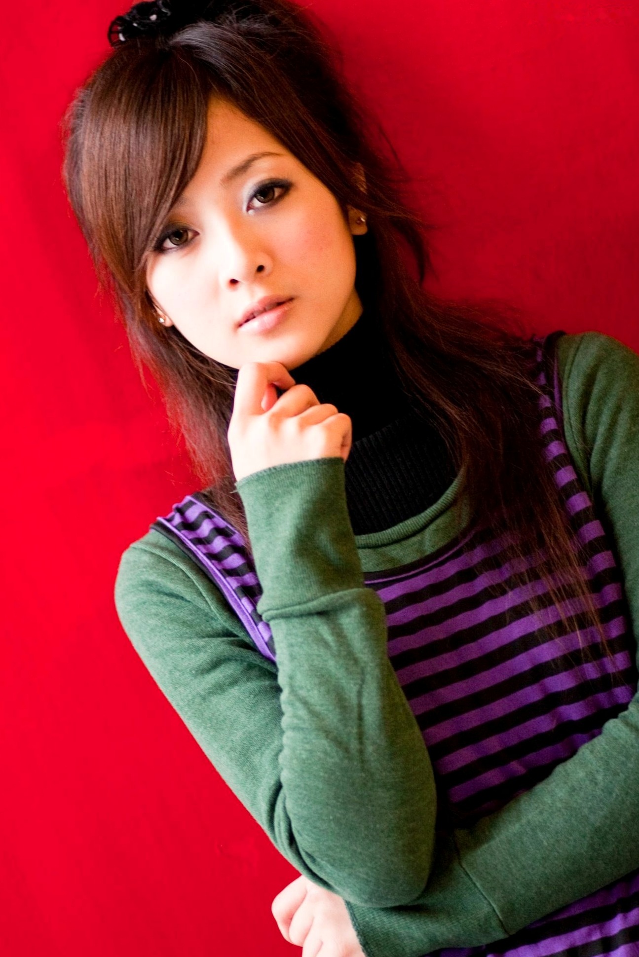 Gallery - 台湾正妹张允霏/张凯洁《台大外拍》第4部，清纯甜美校园摄影写真，优雅针织毛衣秋日街拍合集台湾清纯街拍气质私房照 女神私房照_秀色女神 - image 9